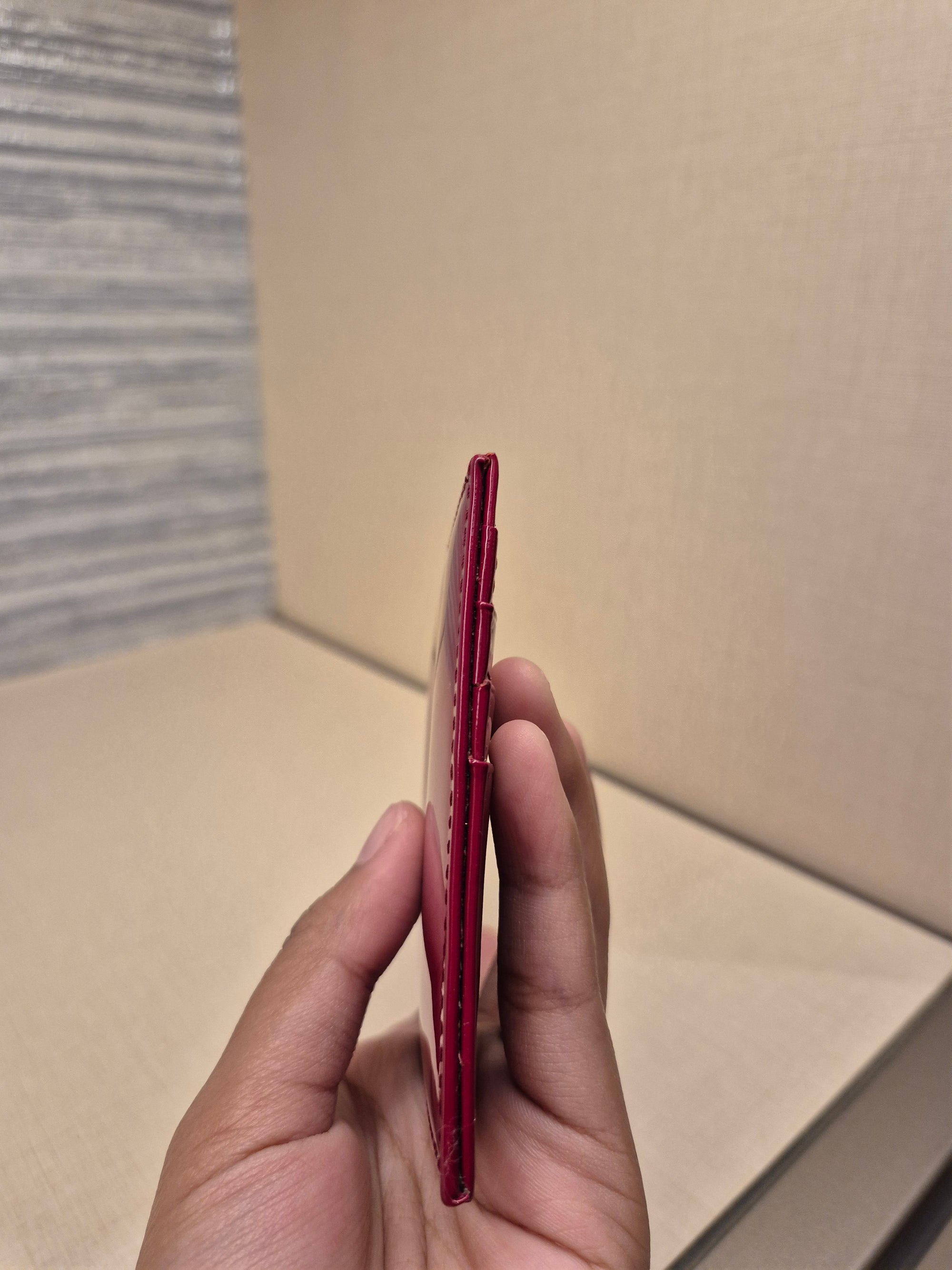 Dior Cannage Woc Red Patent