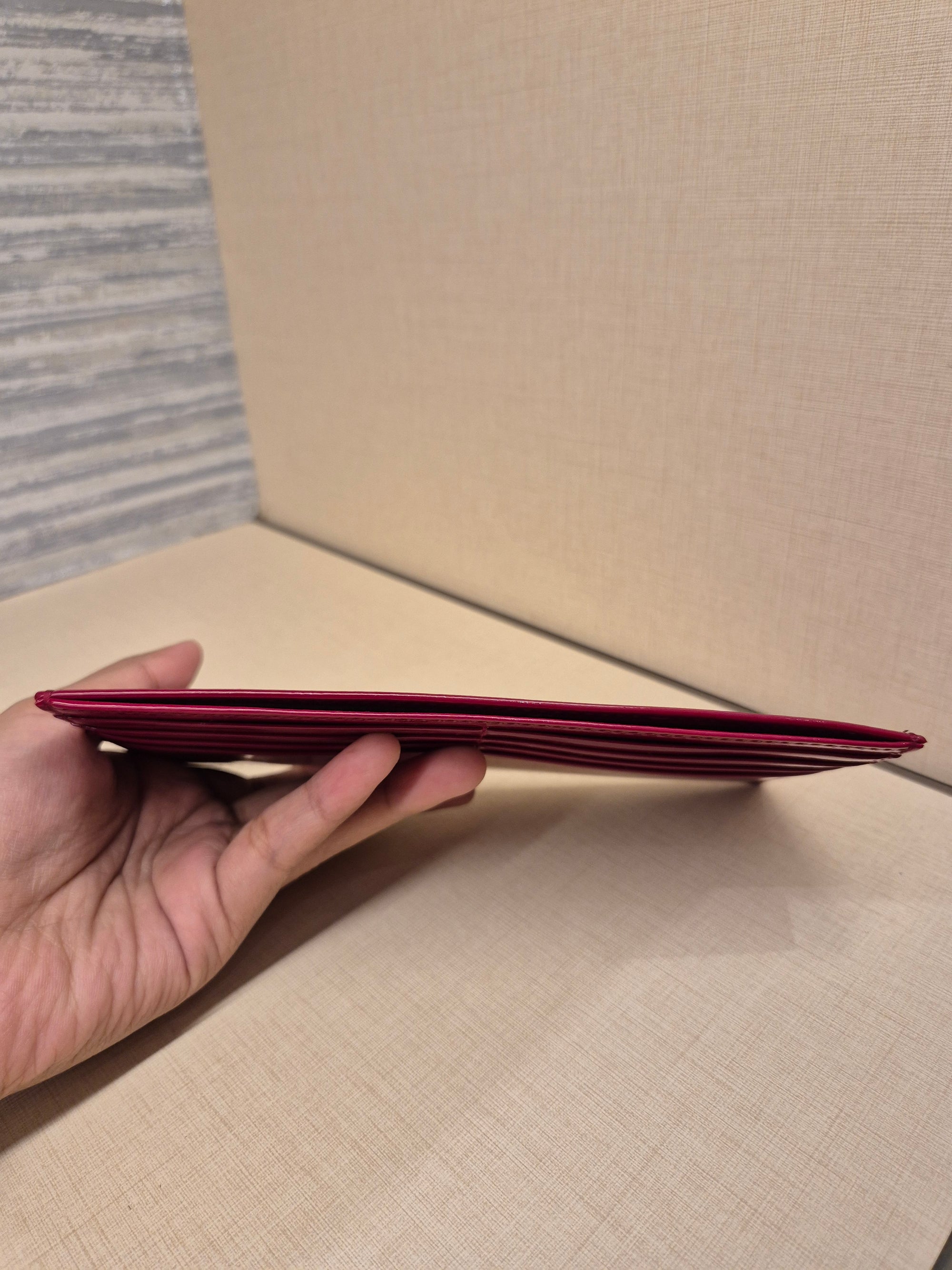 Dior Cannage Woc Red Patent