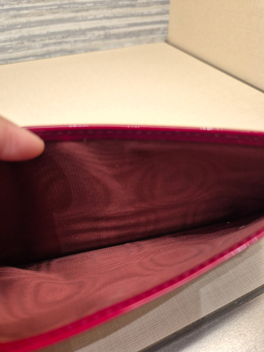 Dior Cannage Woc Red Patent