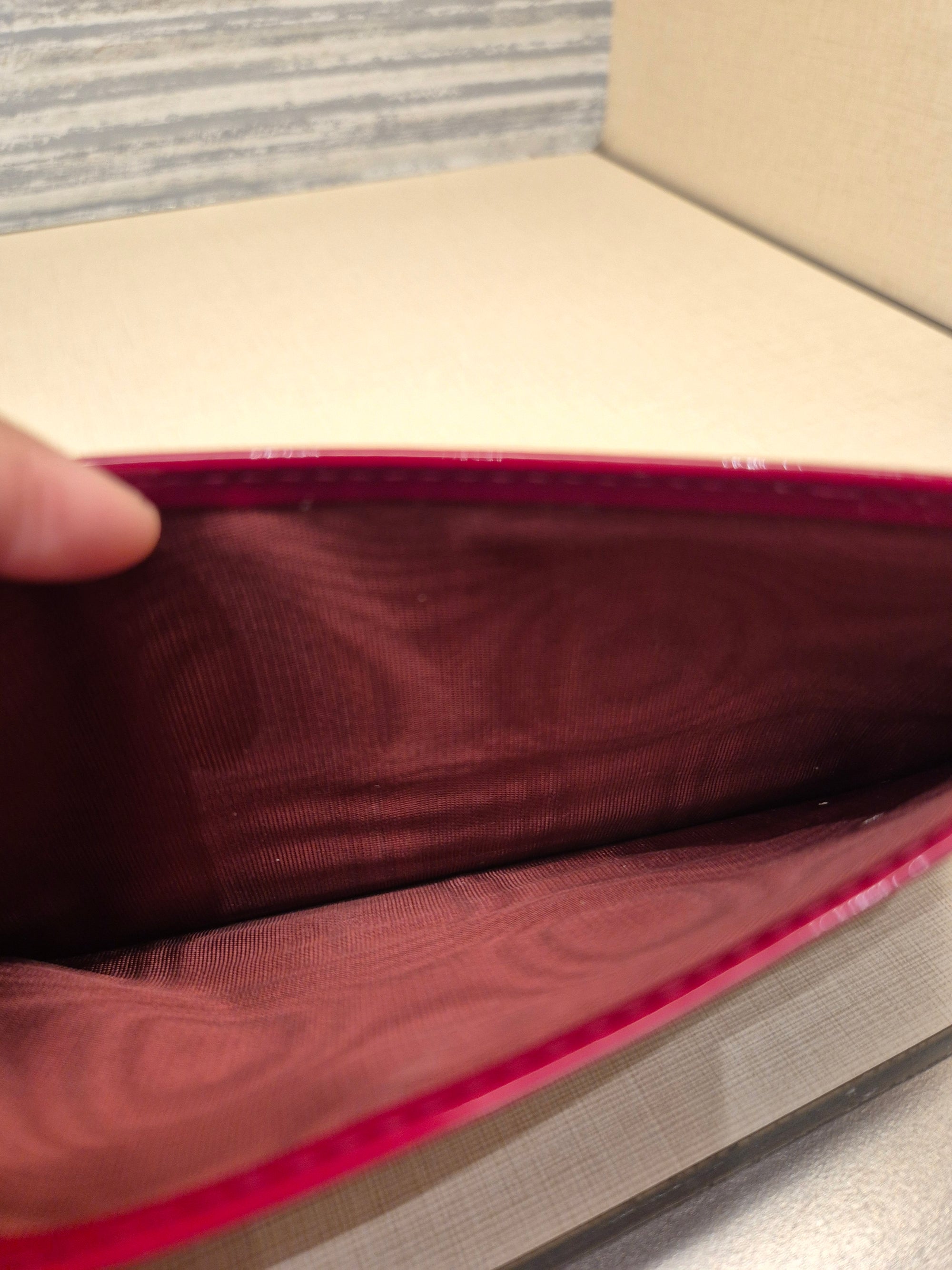 Dior Cannage Woc Red Patent