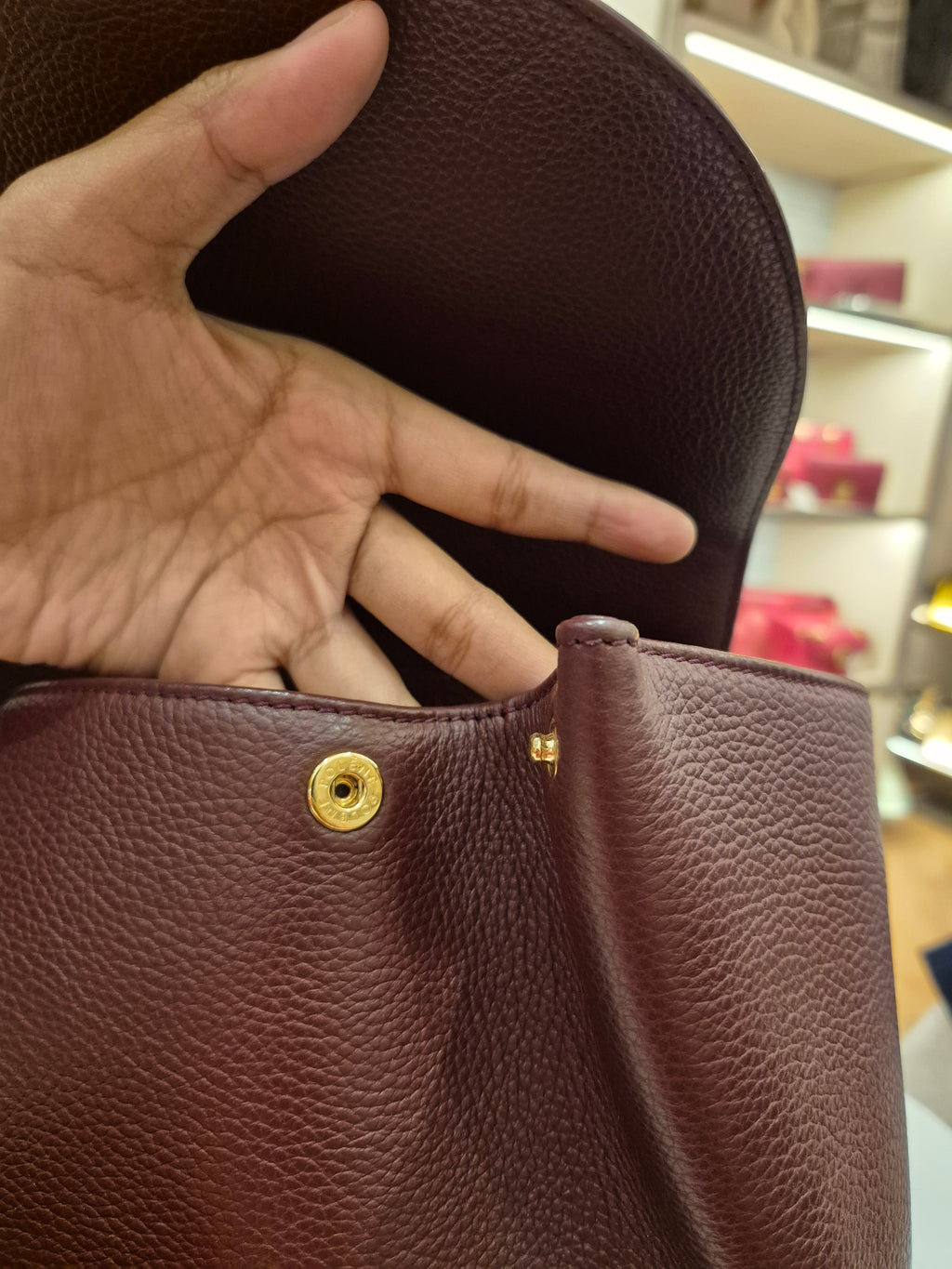 Polene Numero Un Medium Burgundy