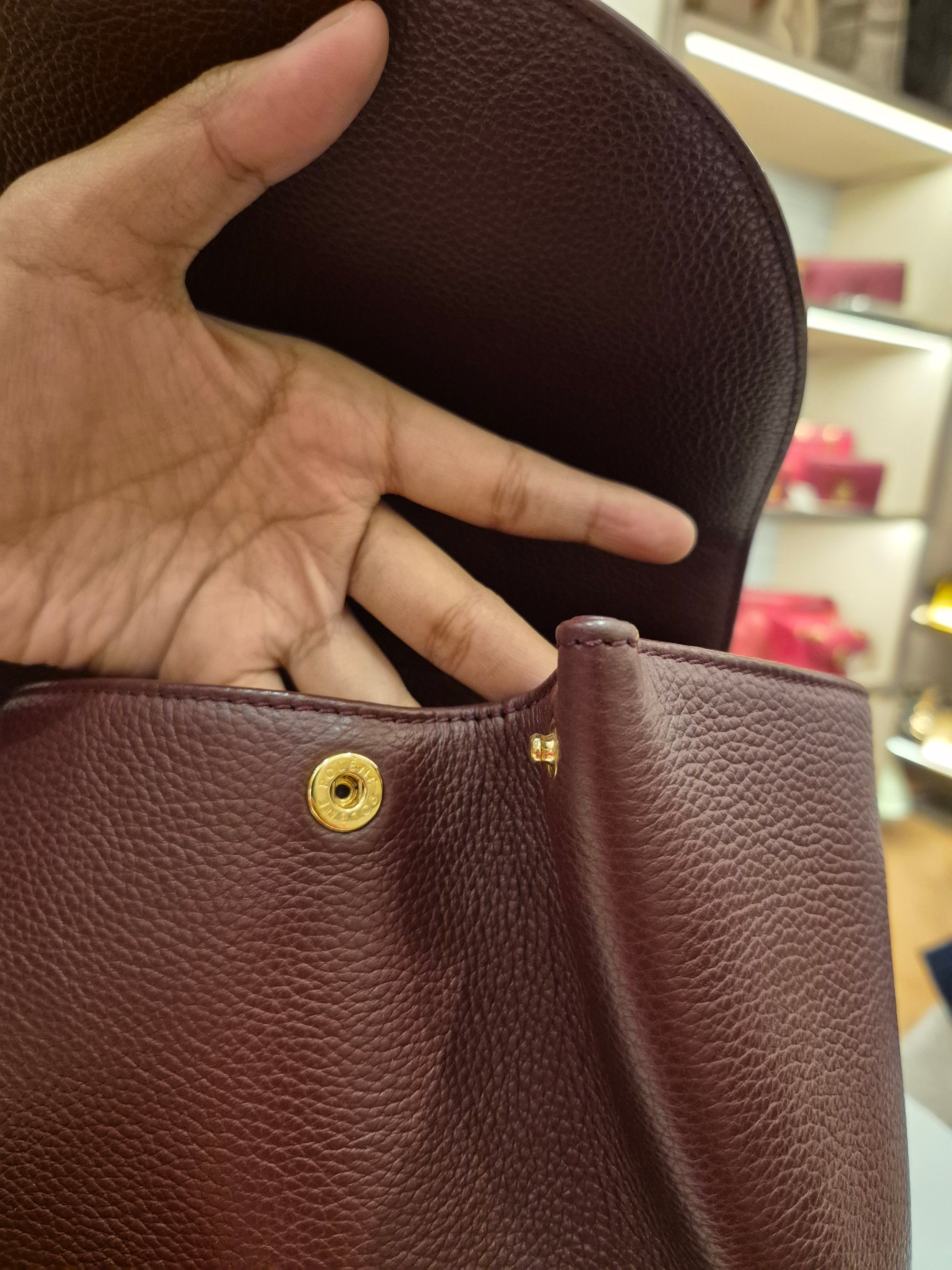 Polene Numero Un Medium Burgundy