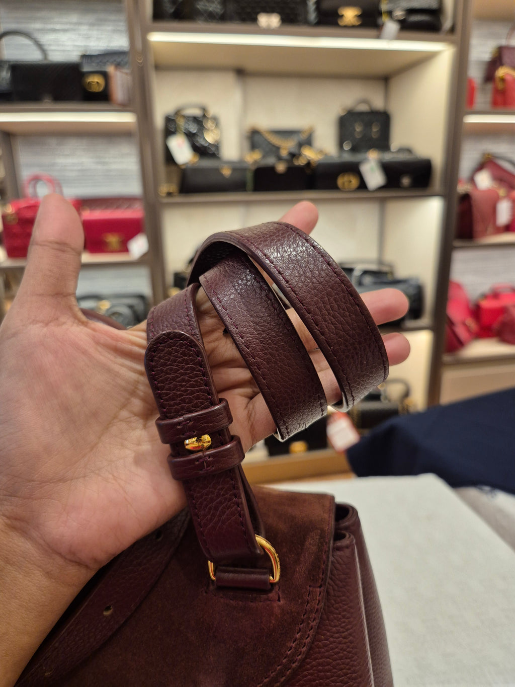 Polene Numero Un Medium Burgundy