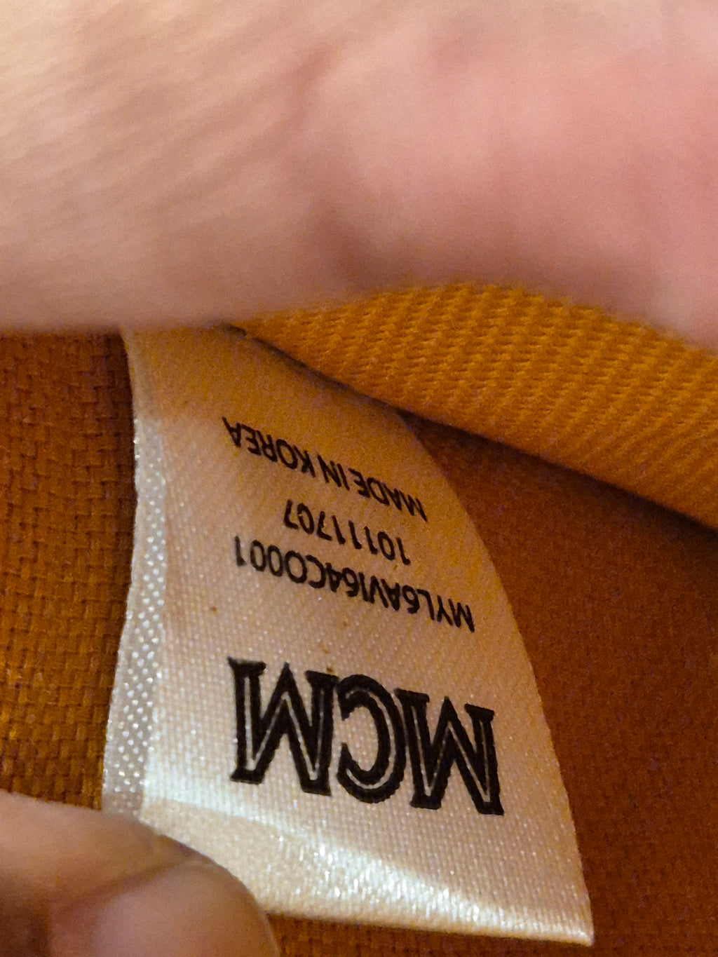 MCM Long Wallet Cognac