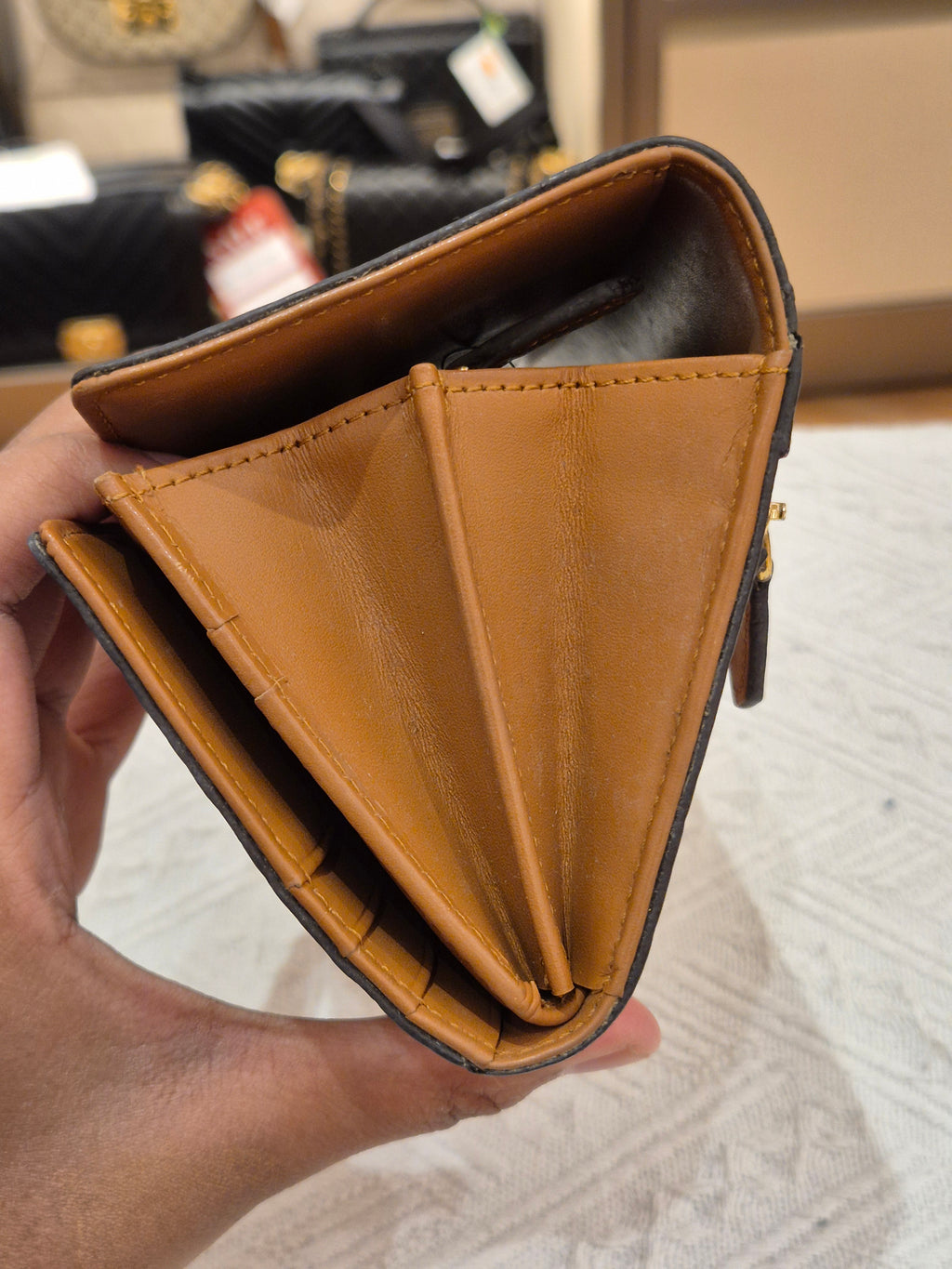 MCM Long Wallet Cognac