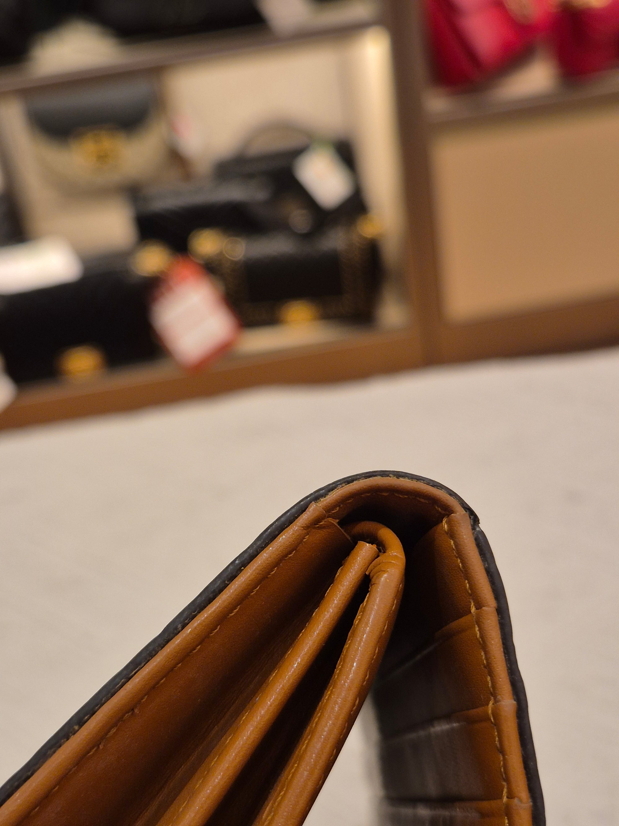 MCM Long Wallet Cognac