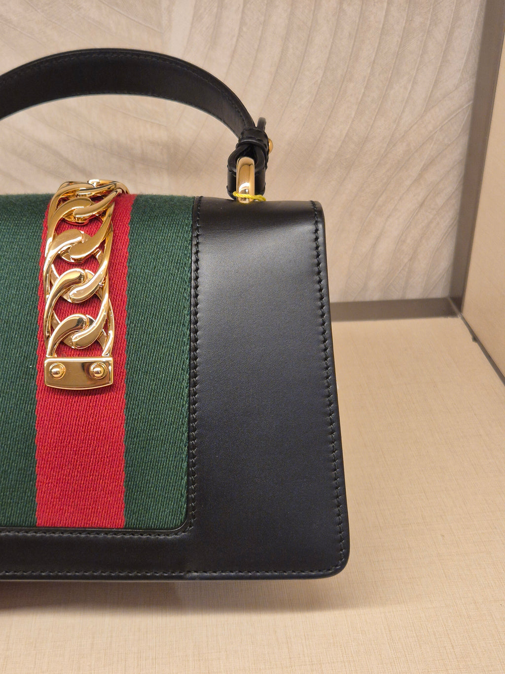 Gucci Sylvie Mini Tophand Black