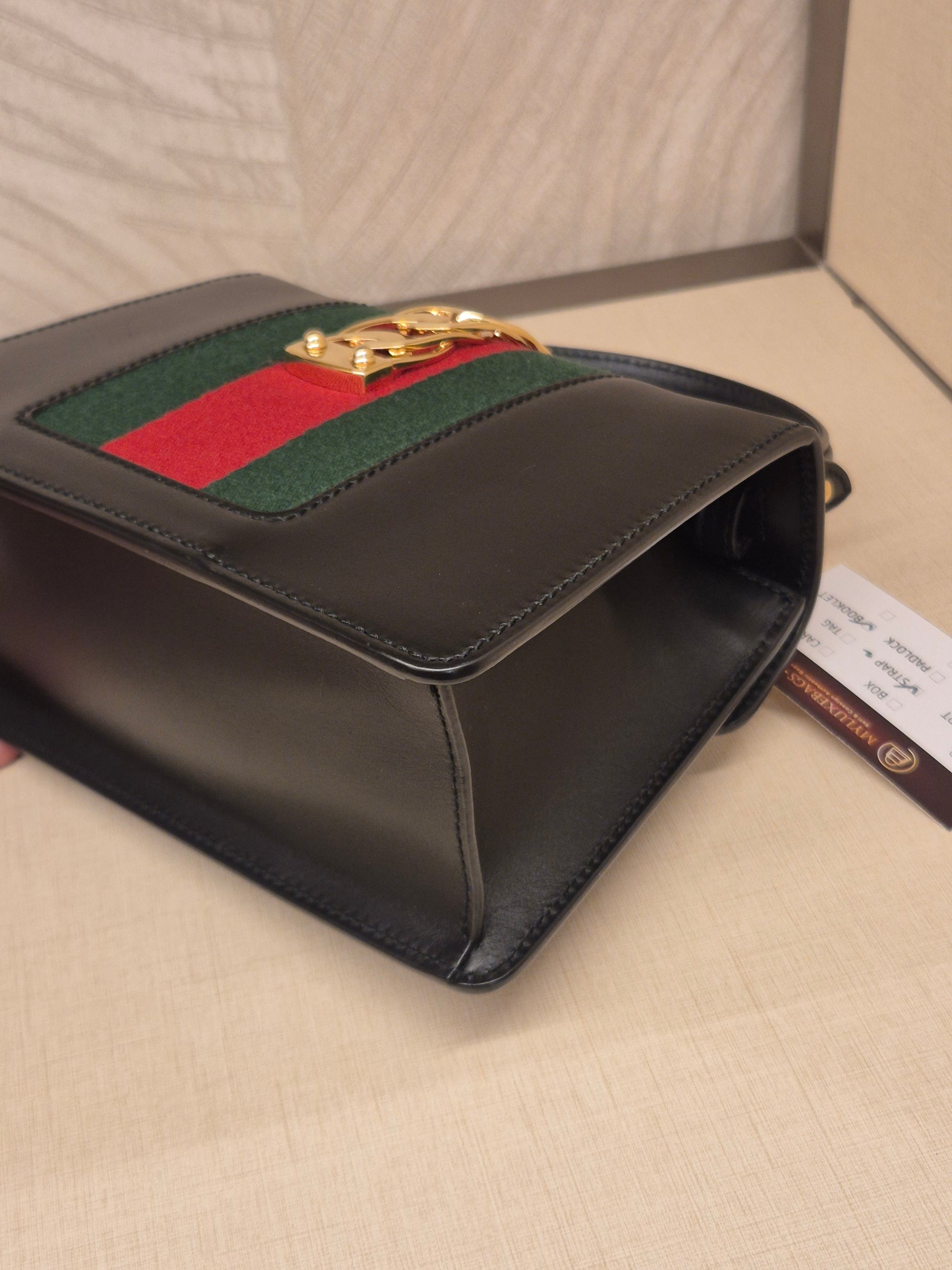 Gucci Sylvie Mini Tophand Black