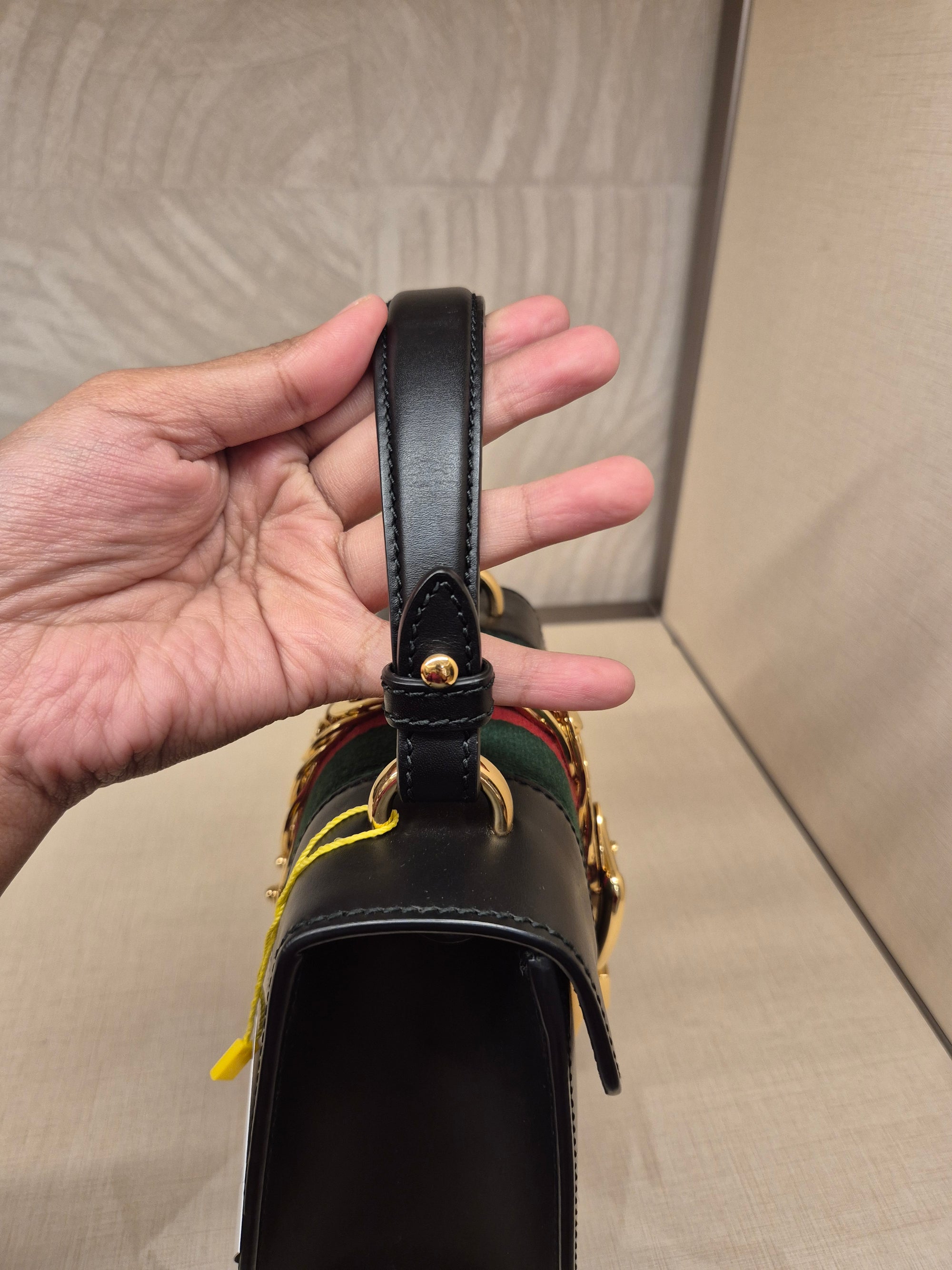 Gucci Sylvie Mini Tophand Black
