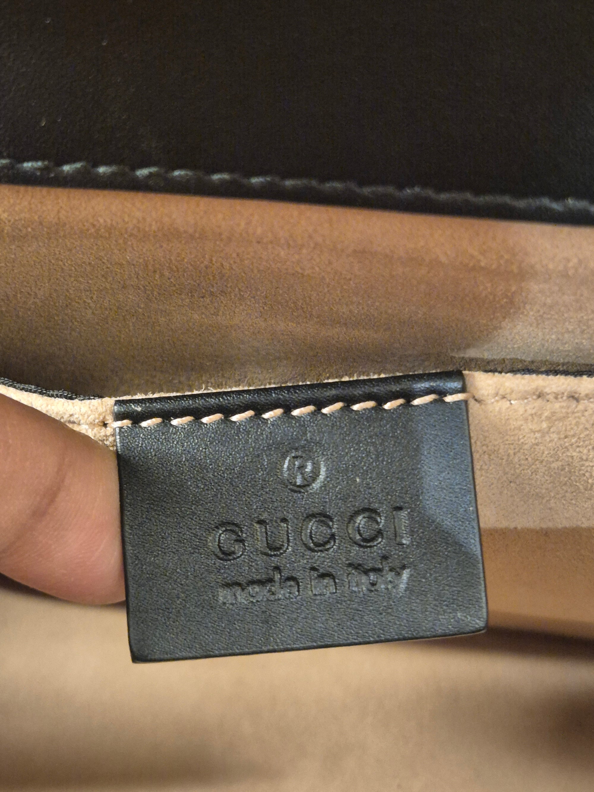 Gucci Sylvie Mini Tophand Black
