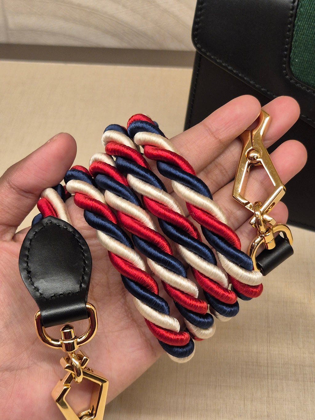 Gucci Sylvie Mini Tophand Black