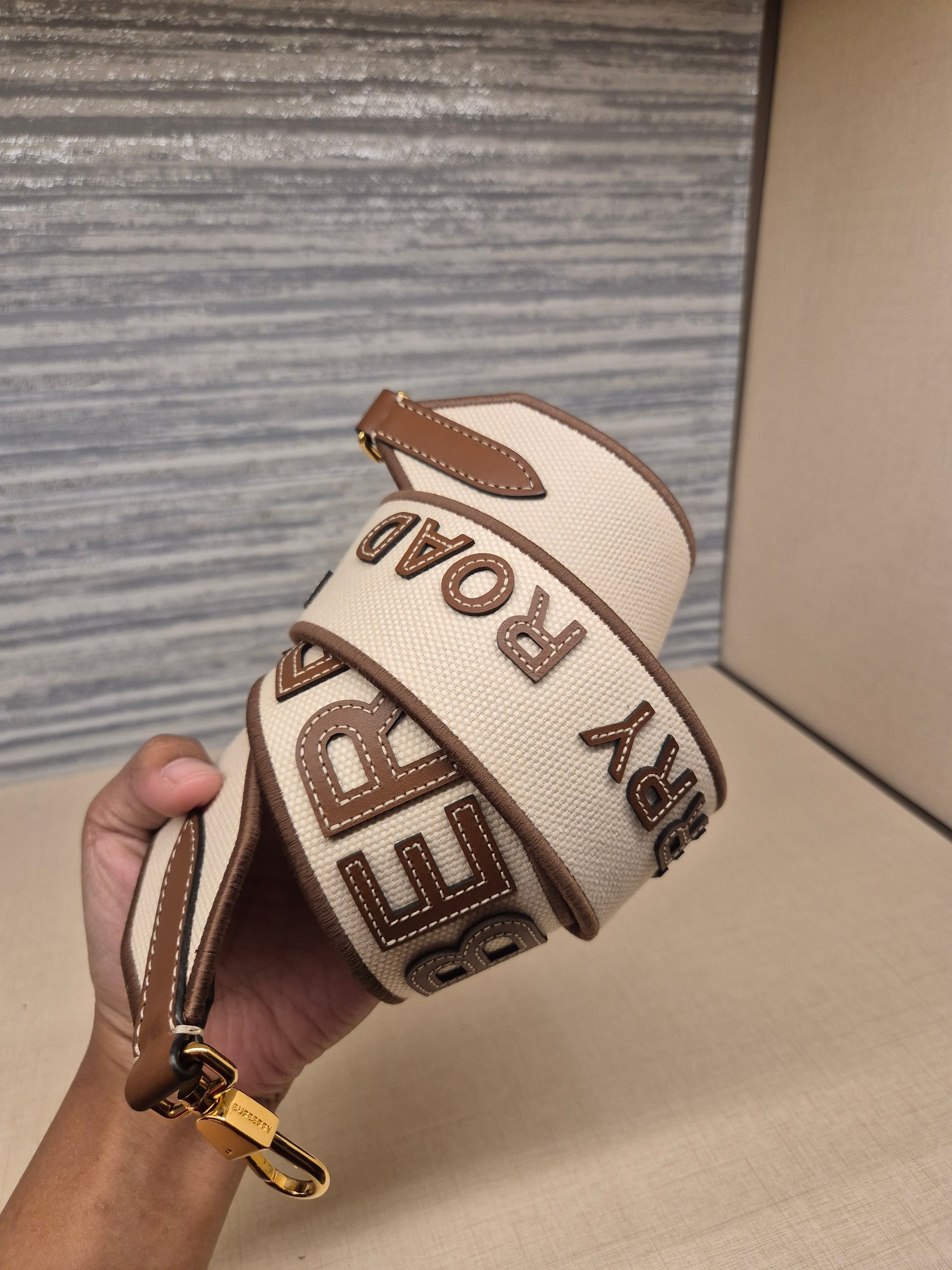 Burberry Mini Horseferry Canvas Beige
