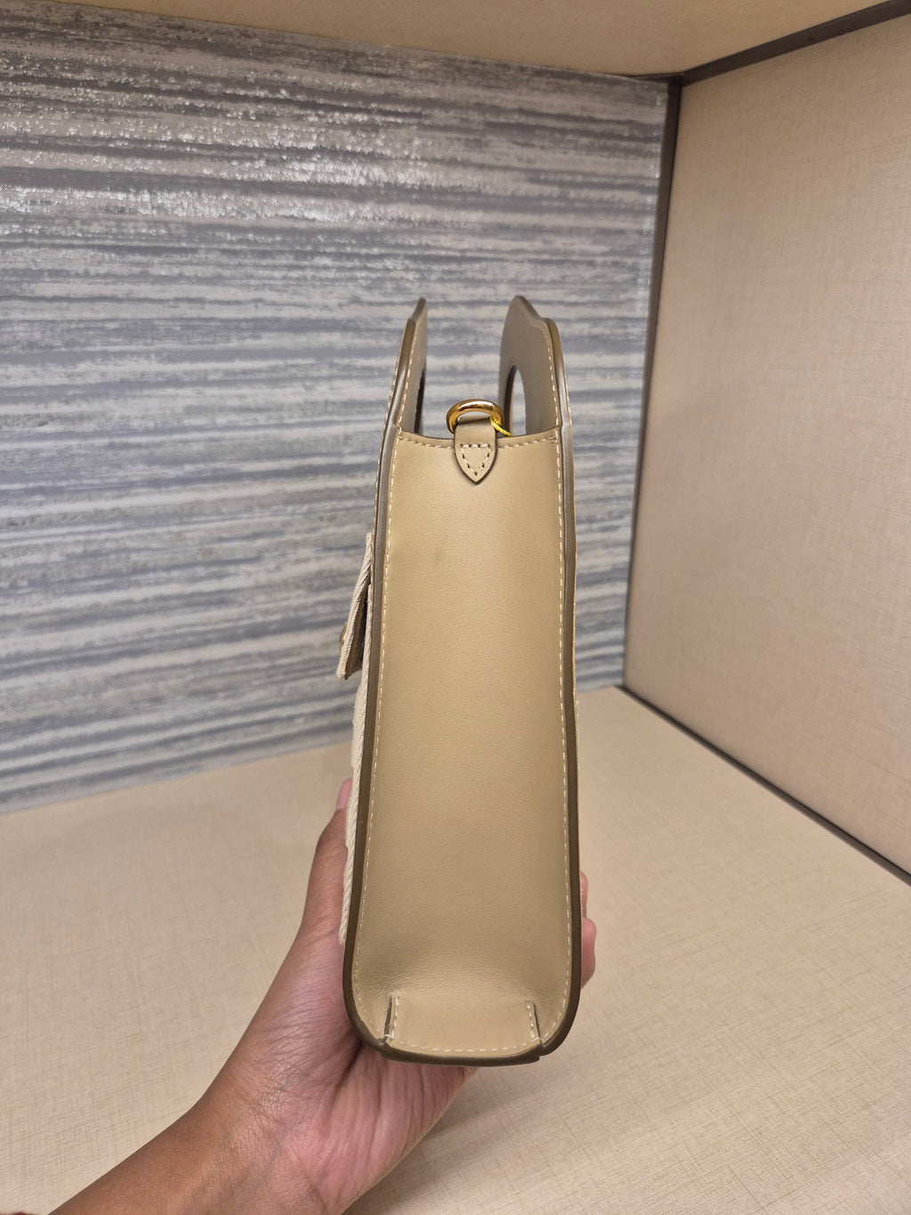 Burberry Mini Horseferry Canvas Beige