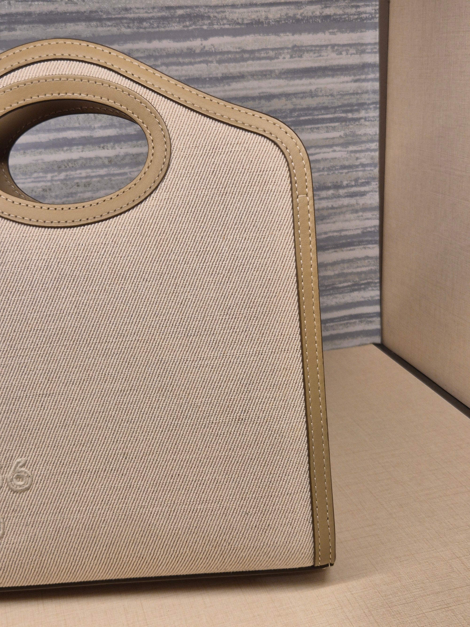 Burberry Mini Horseferry Canvas Beige