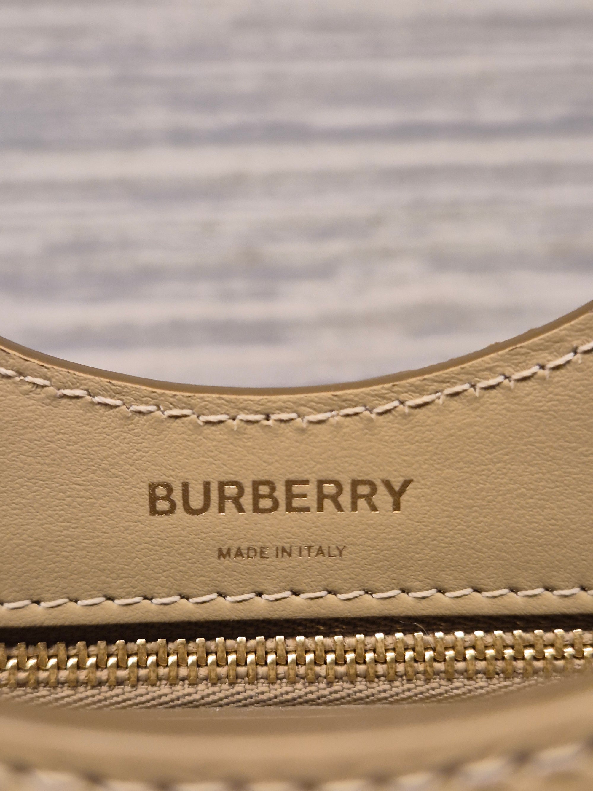Burberry Mini Horseferry Canvas Beige