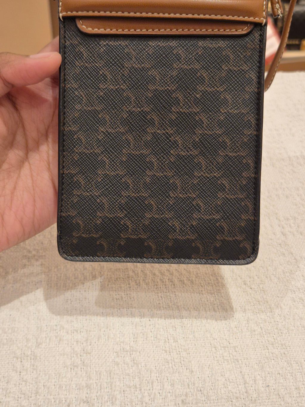 Celine Triomphe Phone Holder