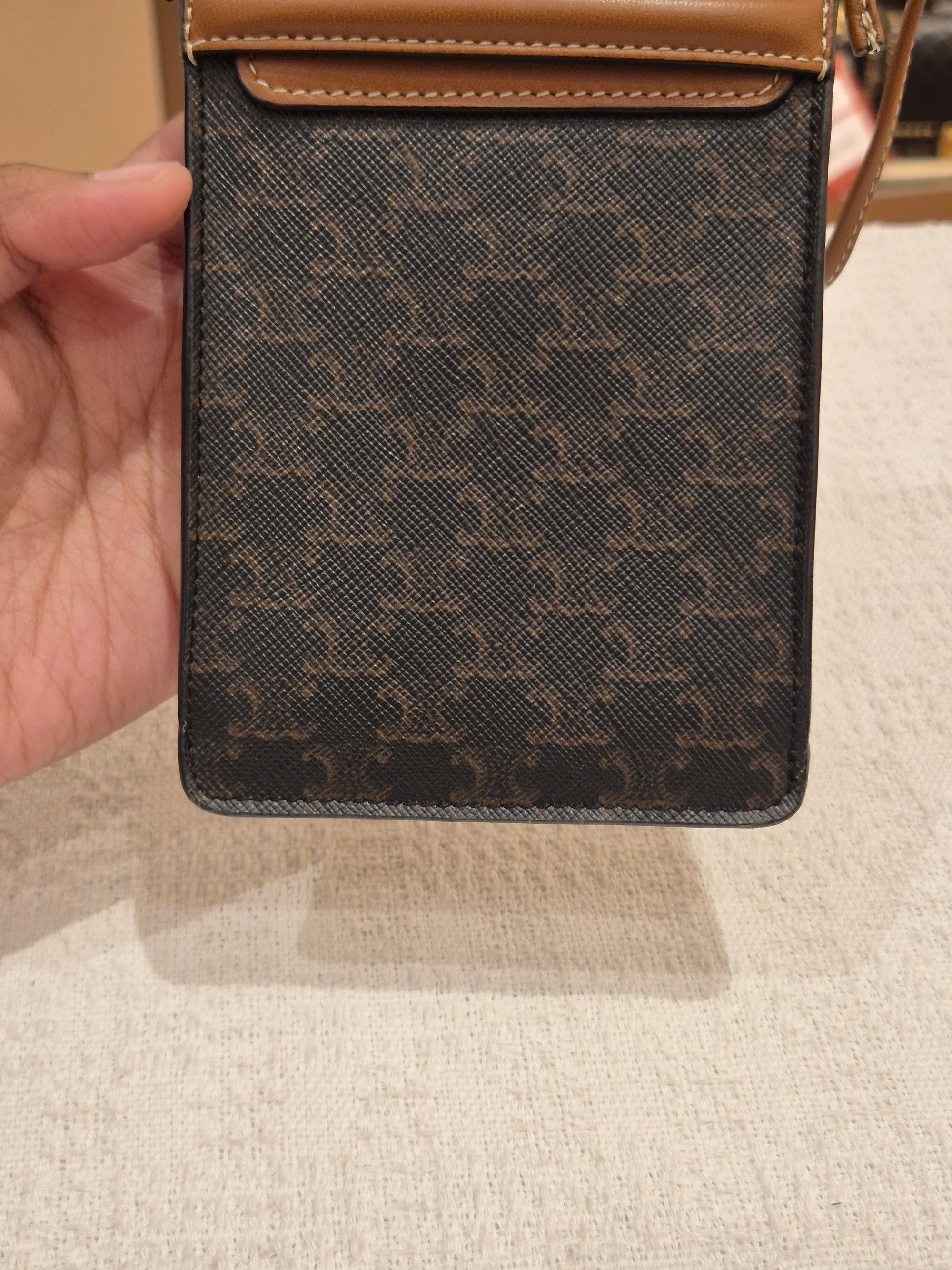 Celine Triomphe Phone Holder