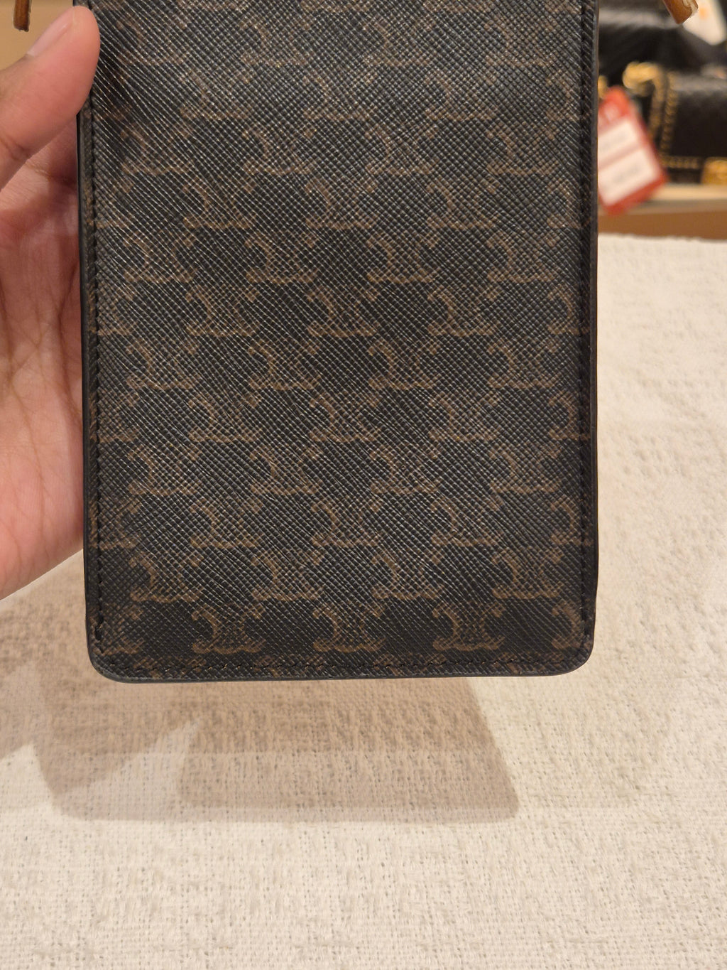 Celine Triomphe Phone Holder