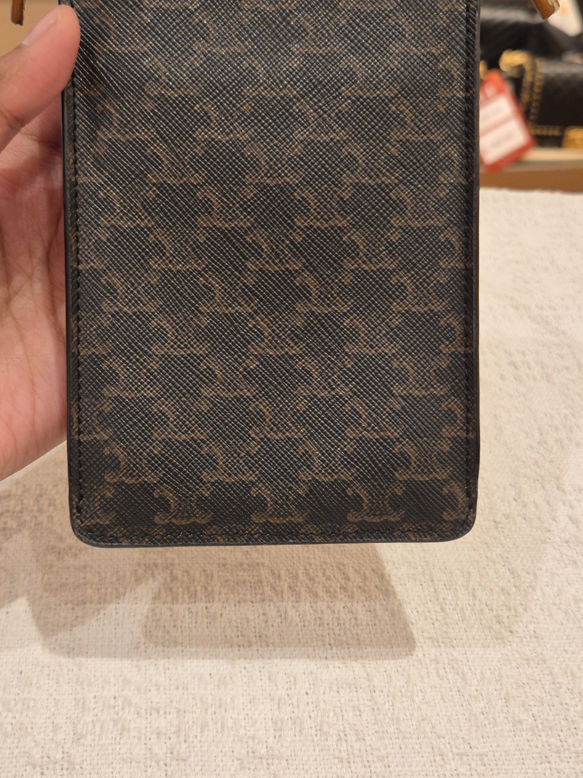 Celine Triomphe Phone Holder