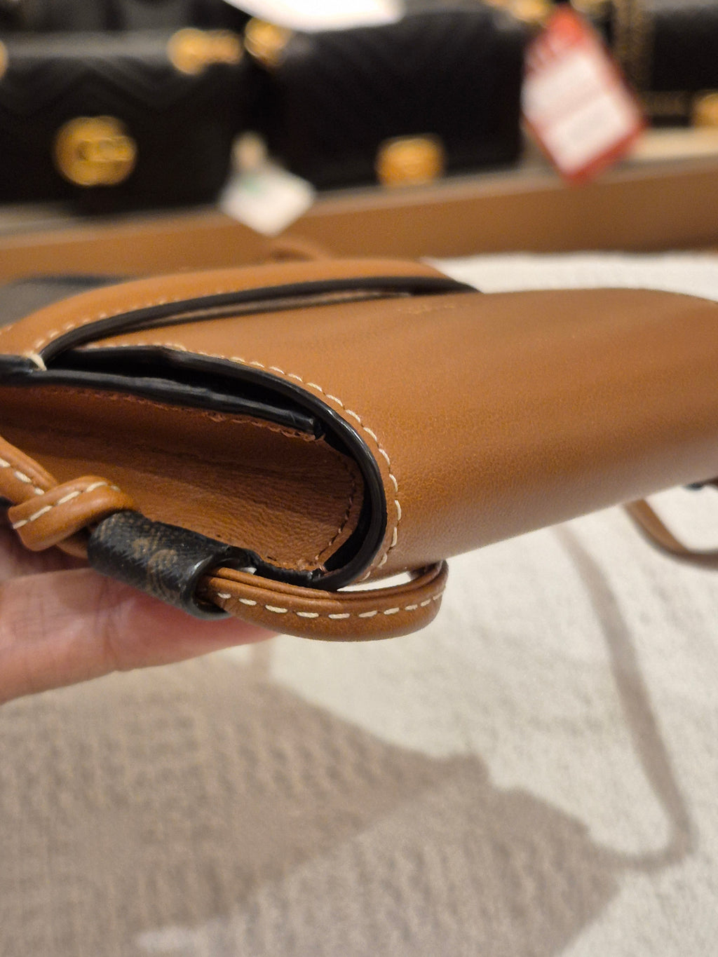 Celine Triomphe Phone Holder