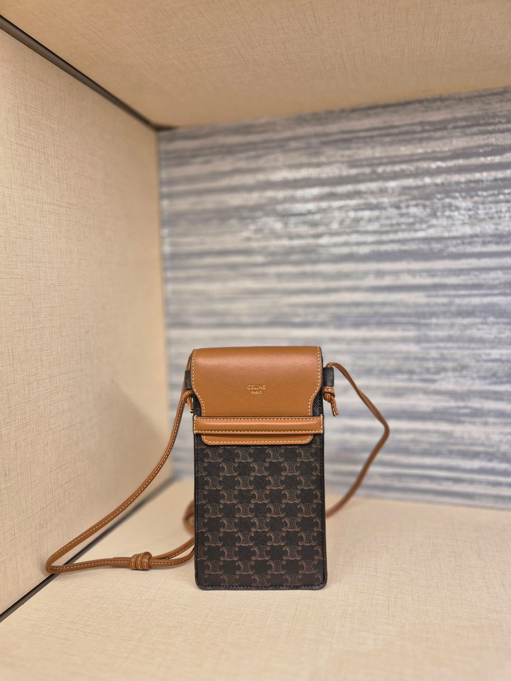 Celine Triomphe Phone Holder