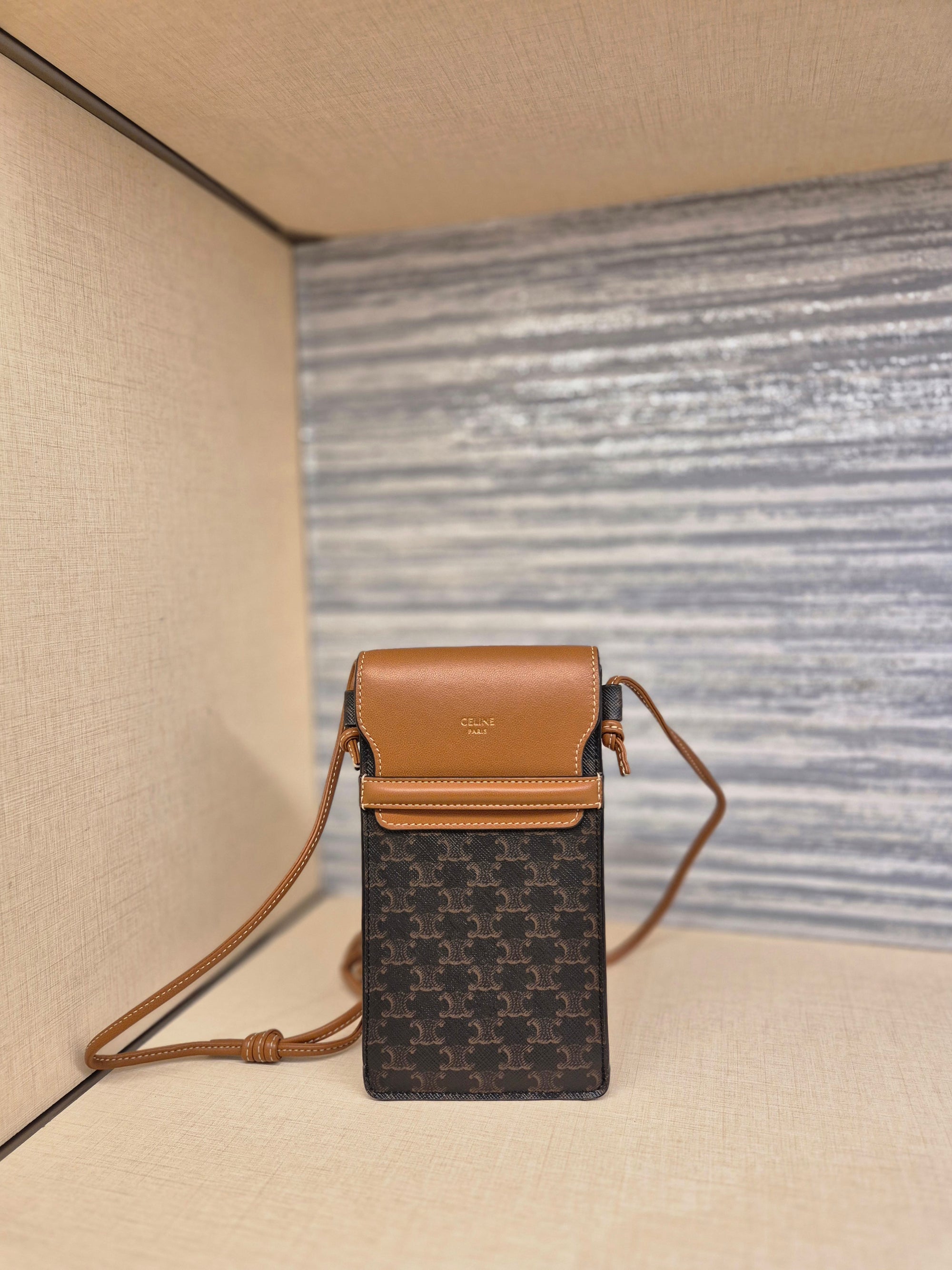Celine Triomphe Phone Holder