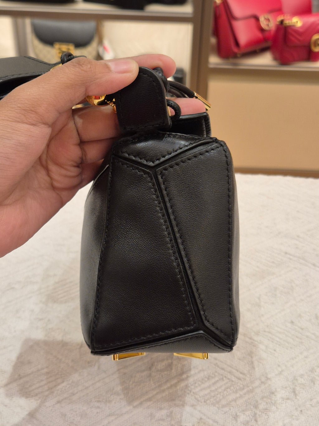 Loewe Mini Puzzle Featherlight Black