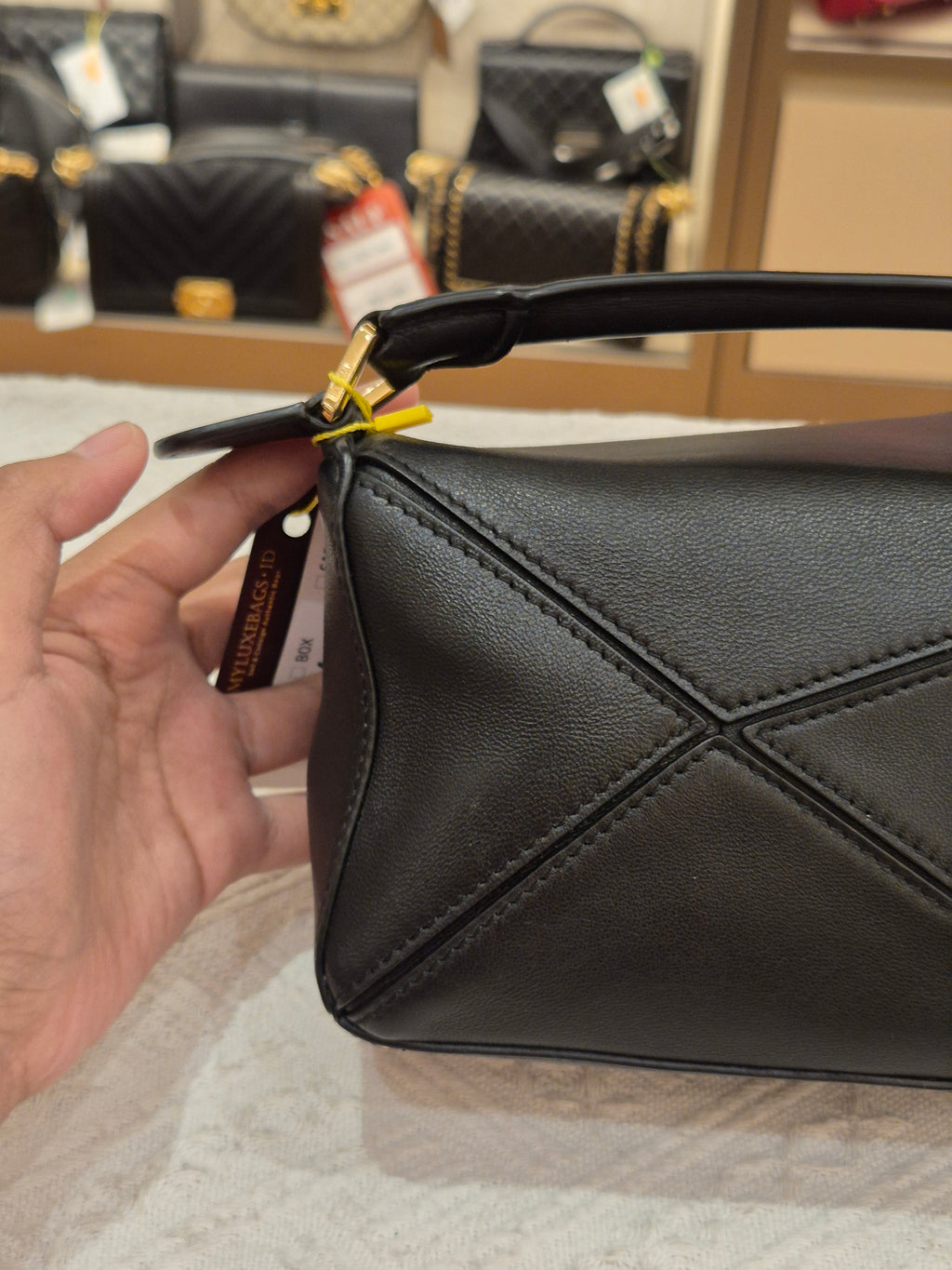 Loewe Mini Puzzle Featherlight Black