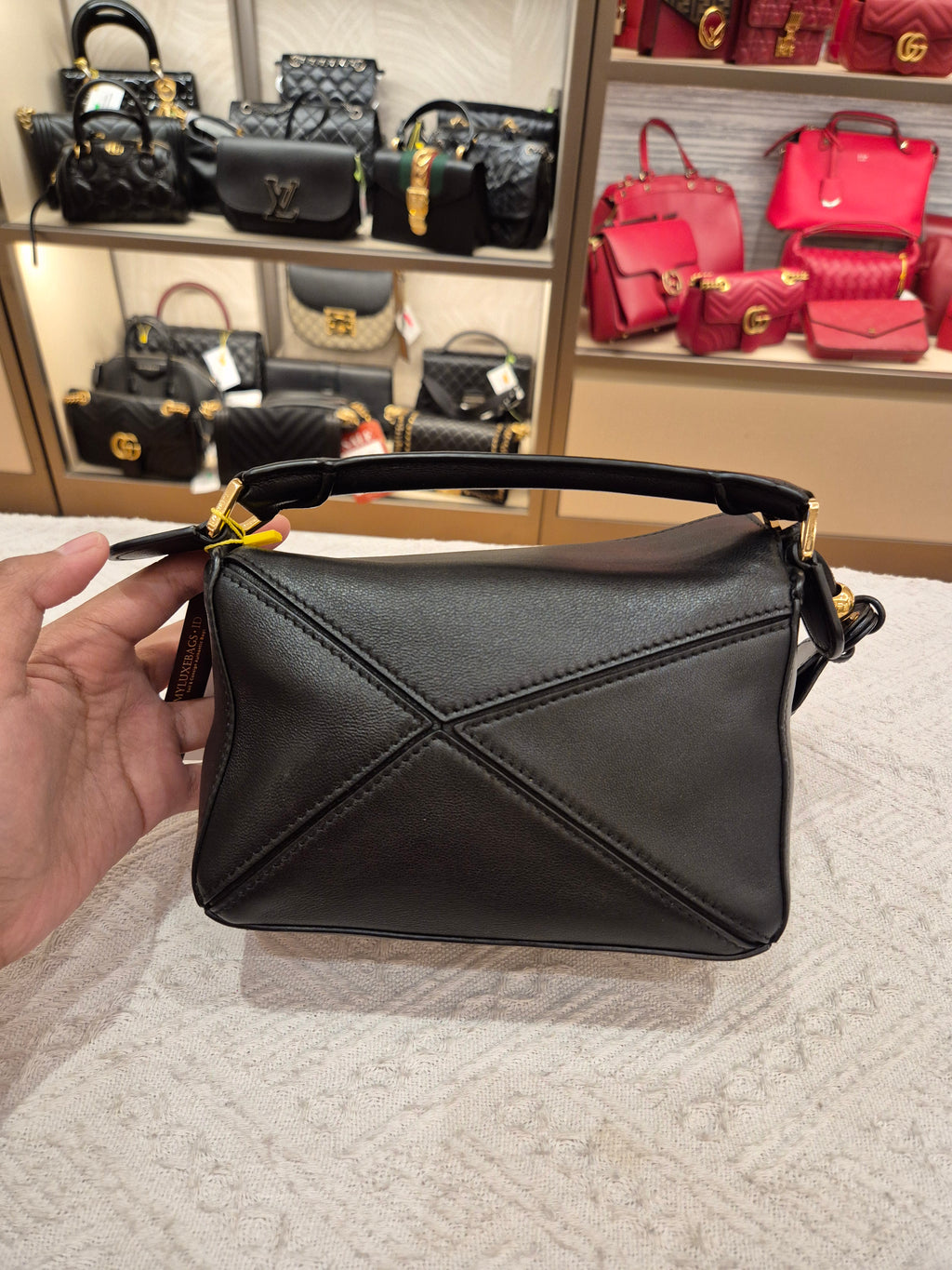 Loewe Mini Puzzle Featherlight Black
