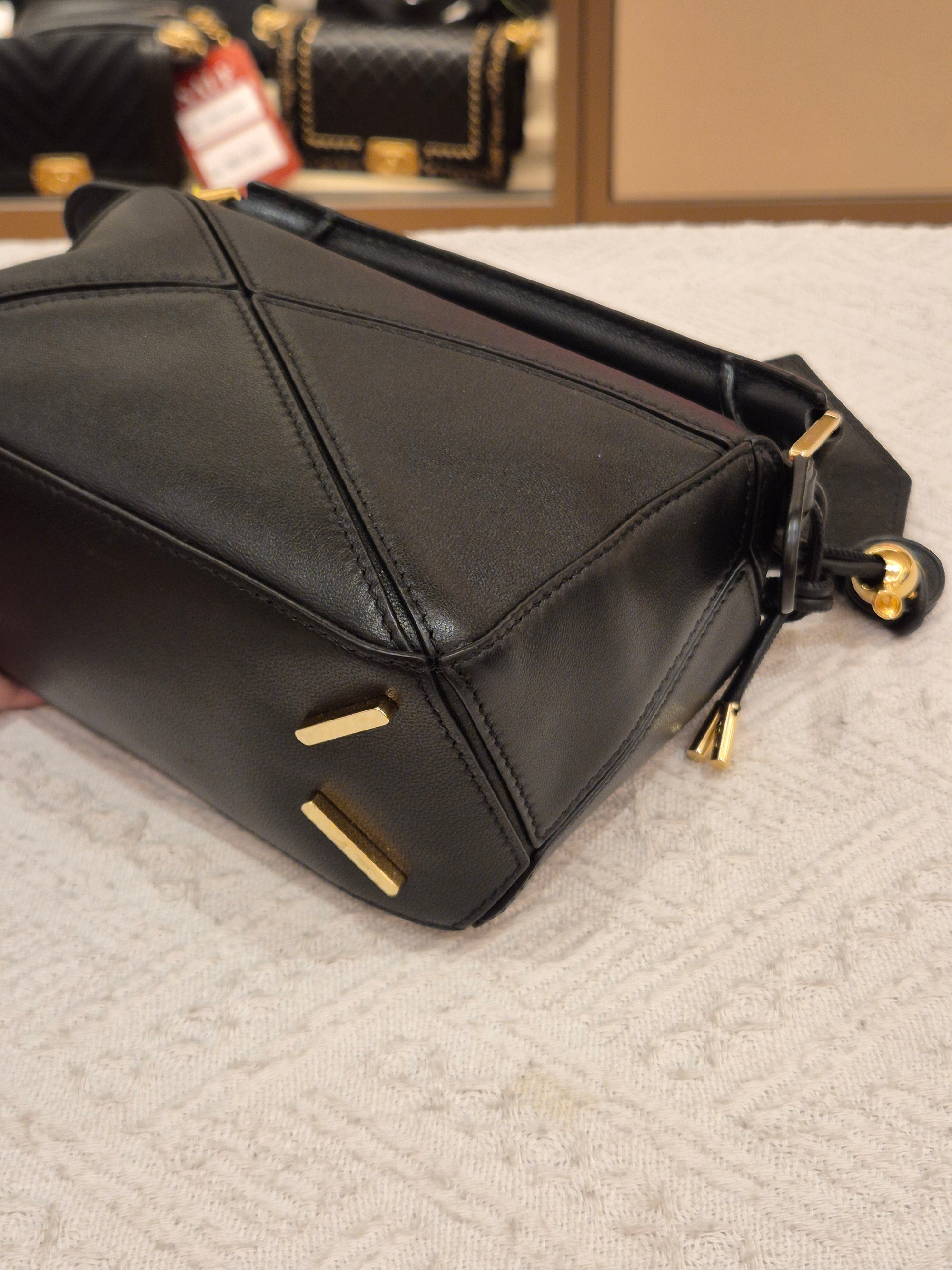 Loewe Mini Puzzle Featherlight Black