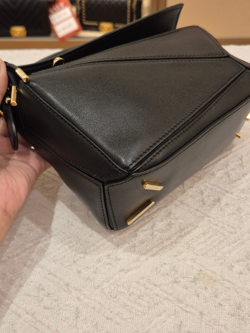 Loewe Mini Puzzle Featherlight Black