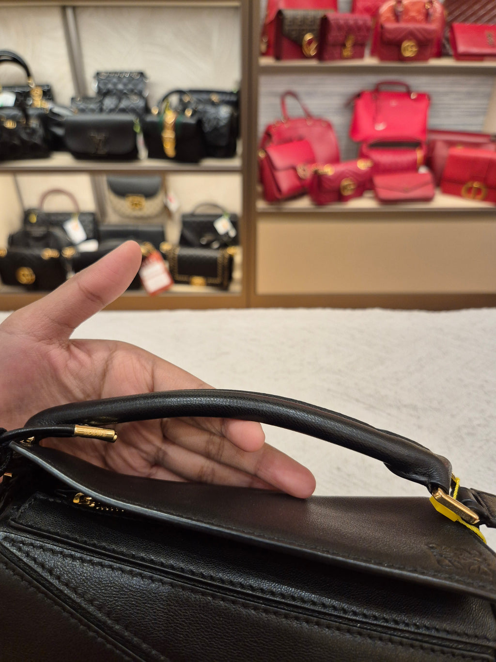 Loewe Mini Puzzle Featherlight Black