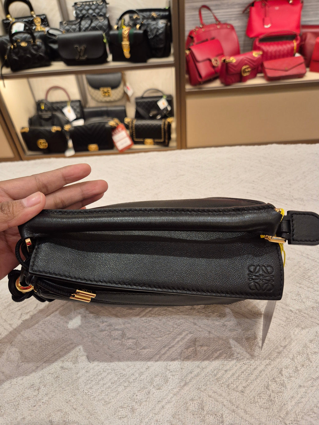 Loewe Mini Puzzle Featherlight Black