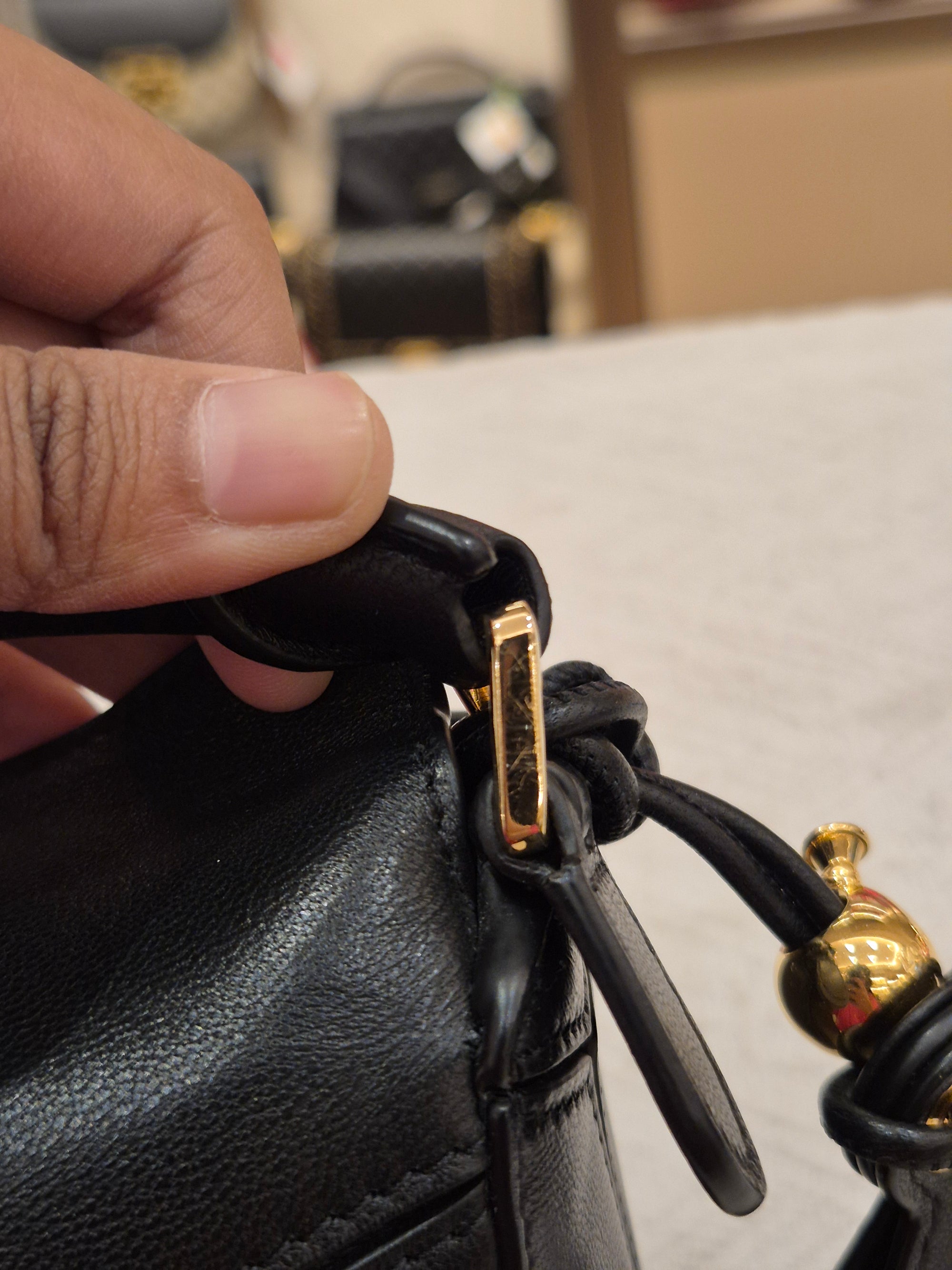 Loewe Mini Puzzle Featherlight Black