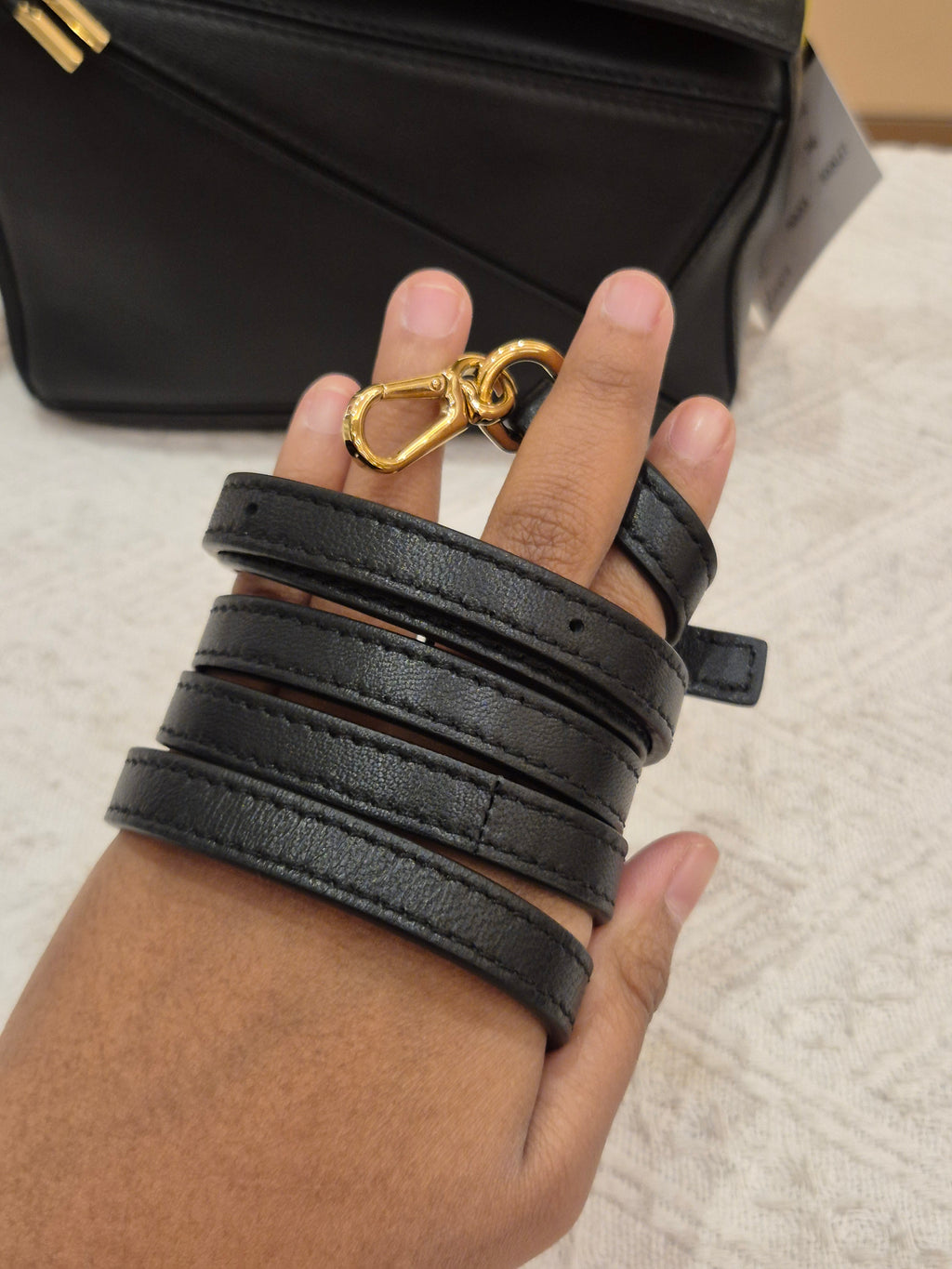 Loewe Mini Puzzle Featherlight Black