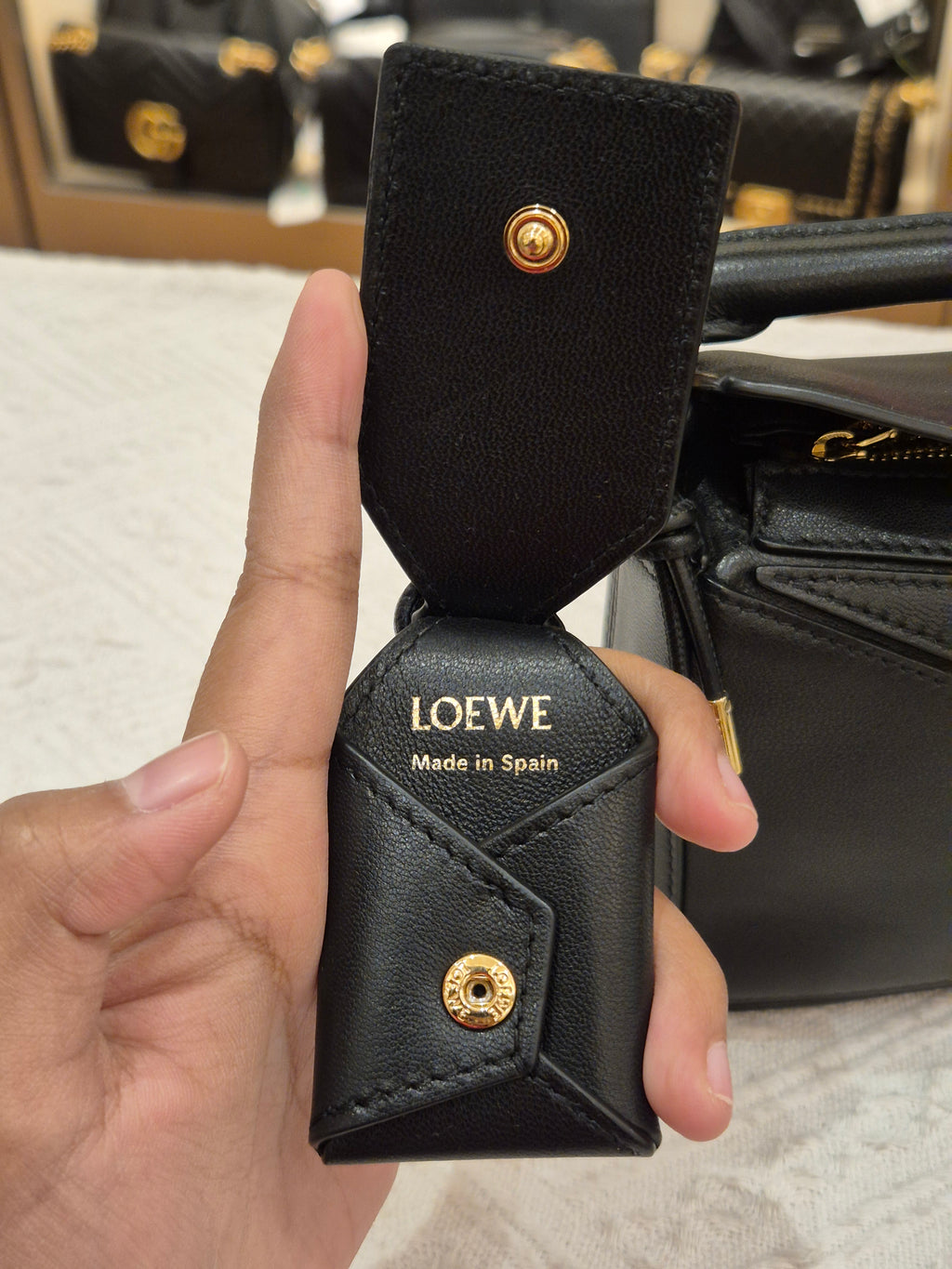 Loewe Mini Puzzle Featherlight Black