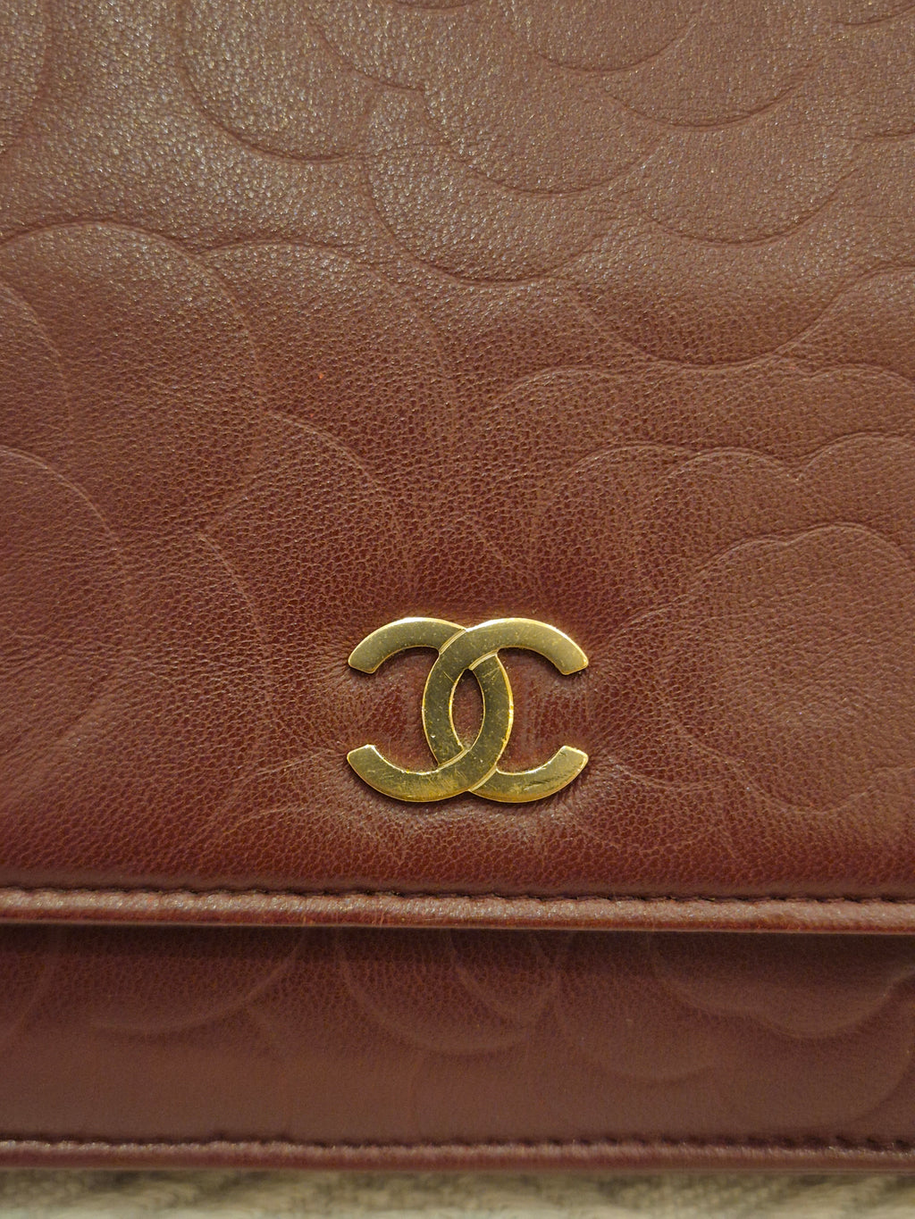 Chanel Wallet On Chain Camelia Maroon