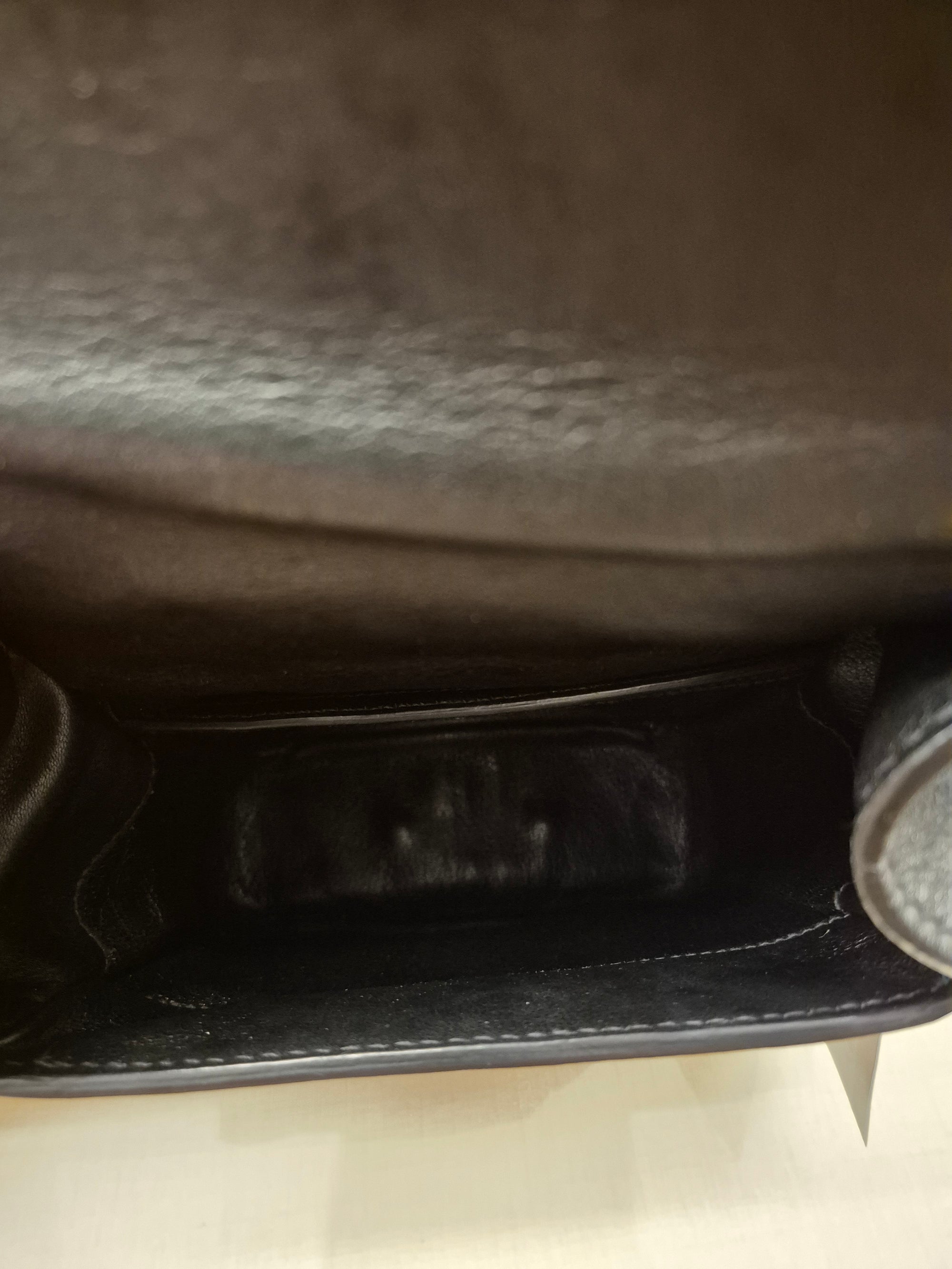 Prada Vitello Sling Leather Black