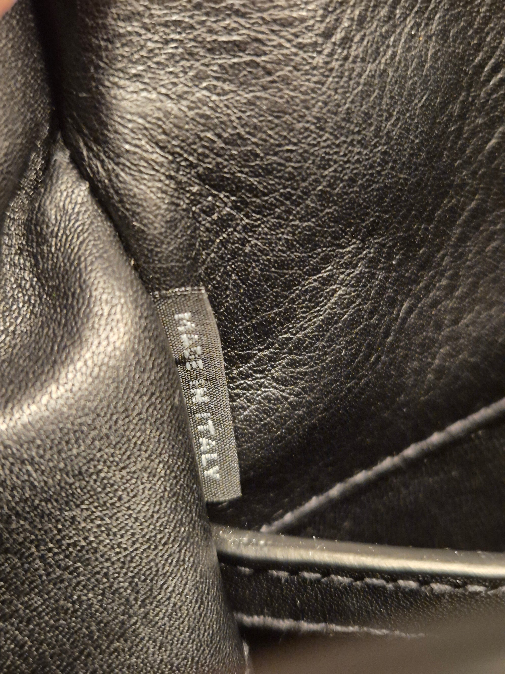 Prada Vitello Sling Leather Black