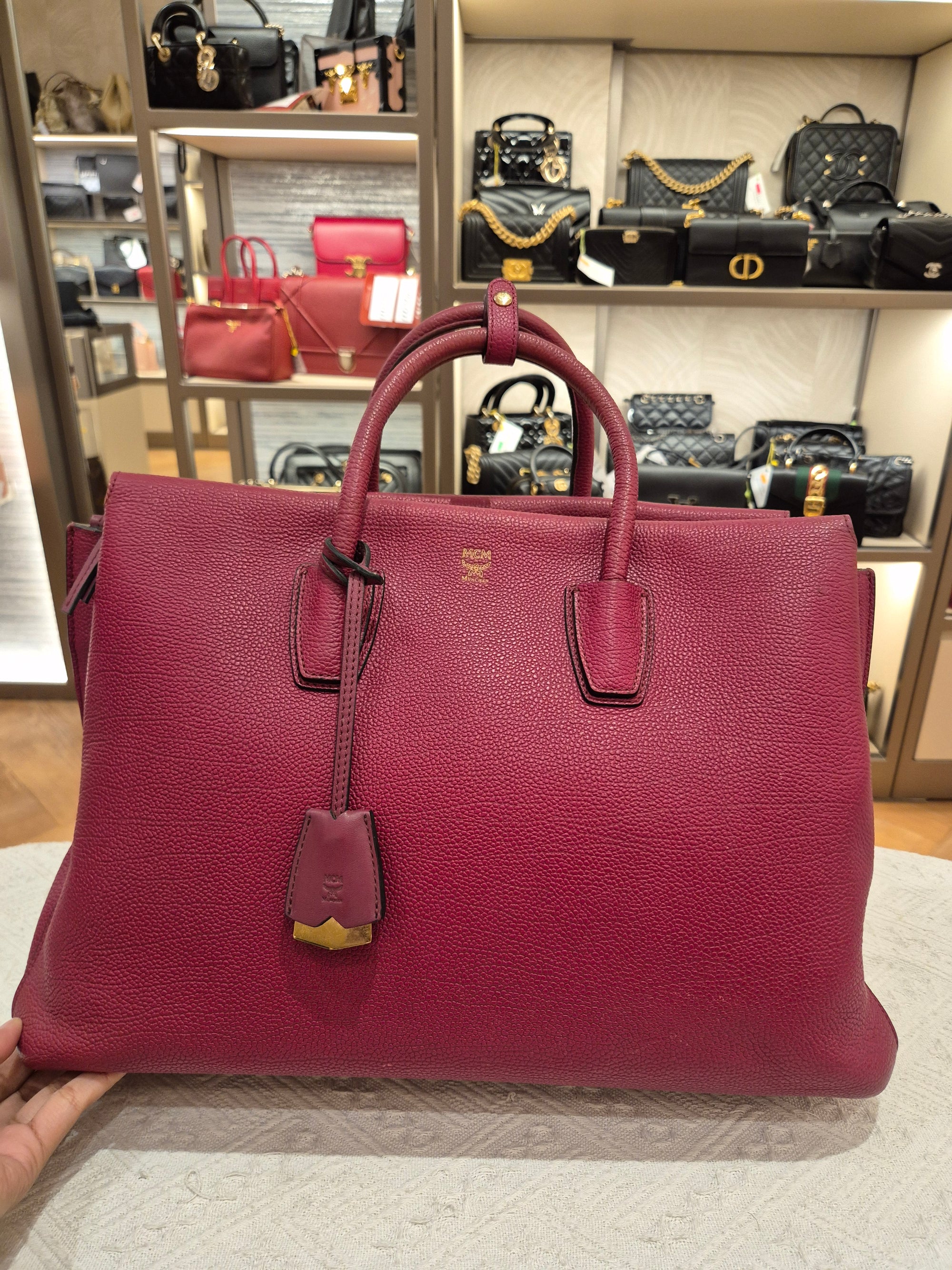 MCM Mila Large Magenta
