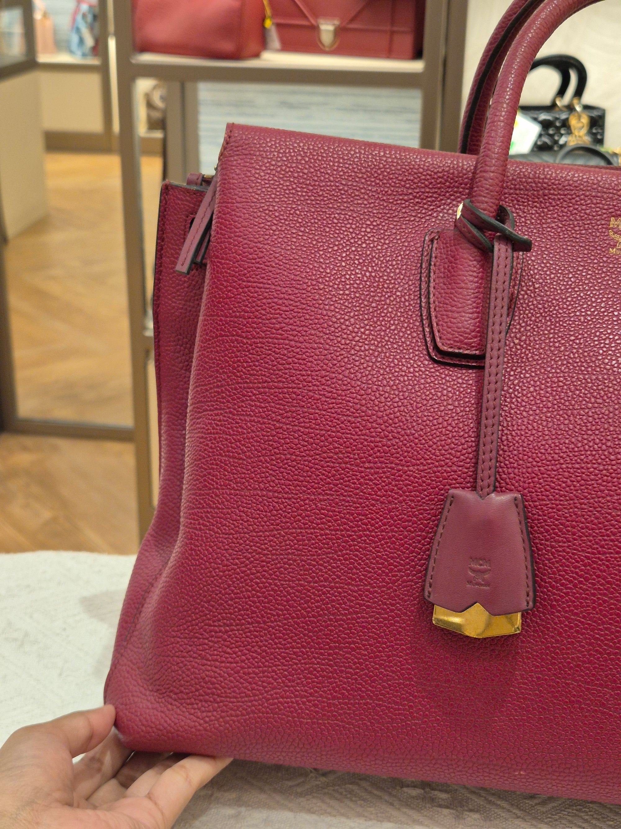 MCM Mila Large Magenta