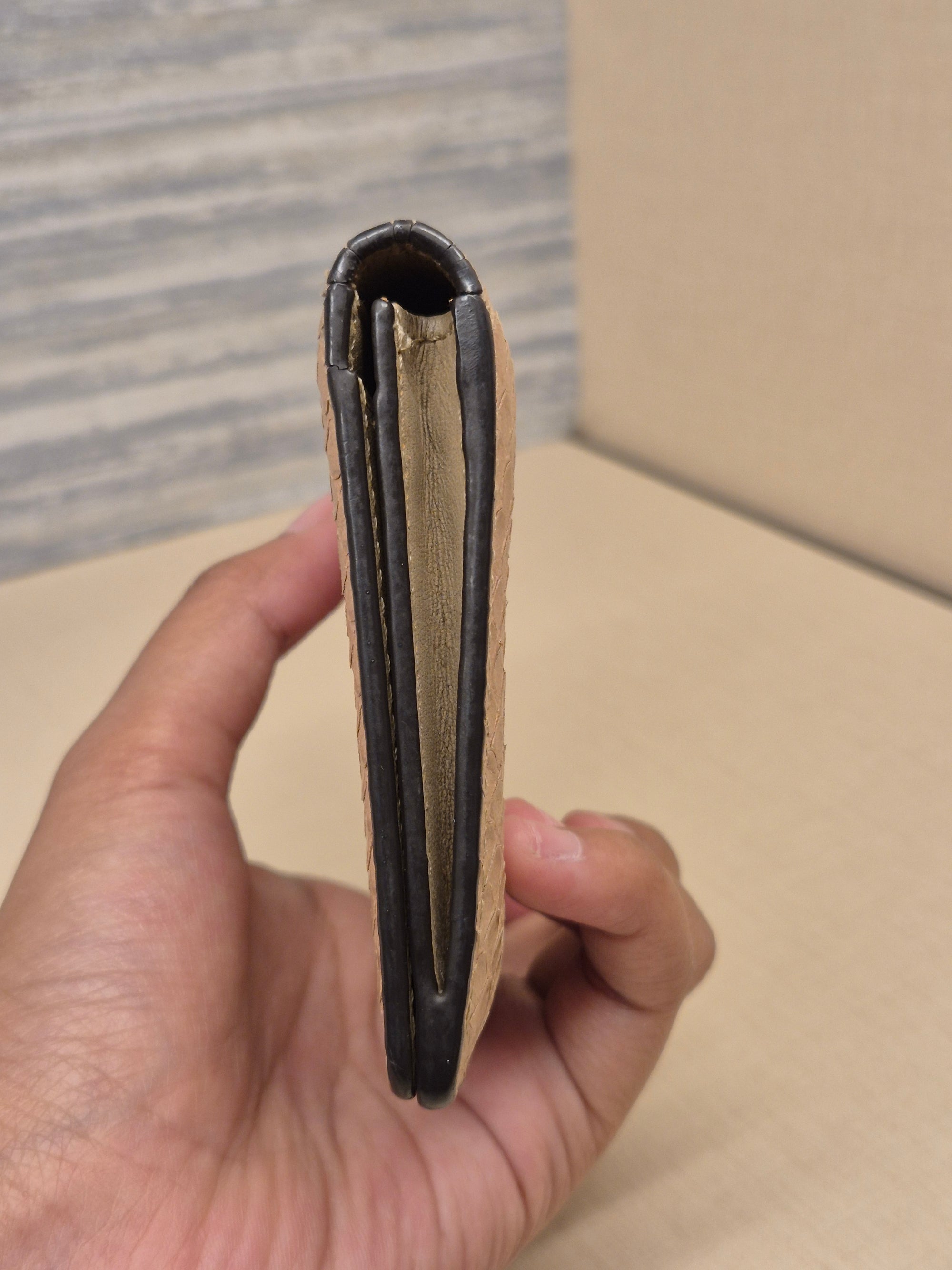MCM Long Wallet Croco Brown
