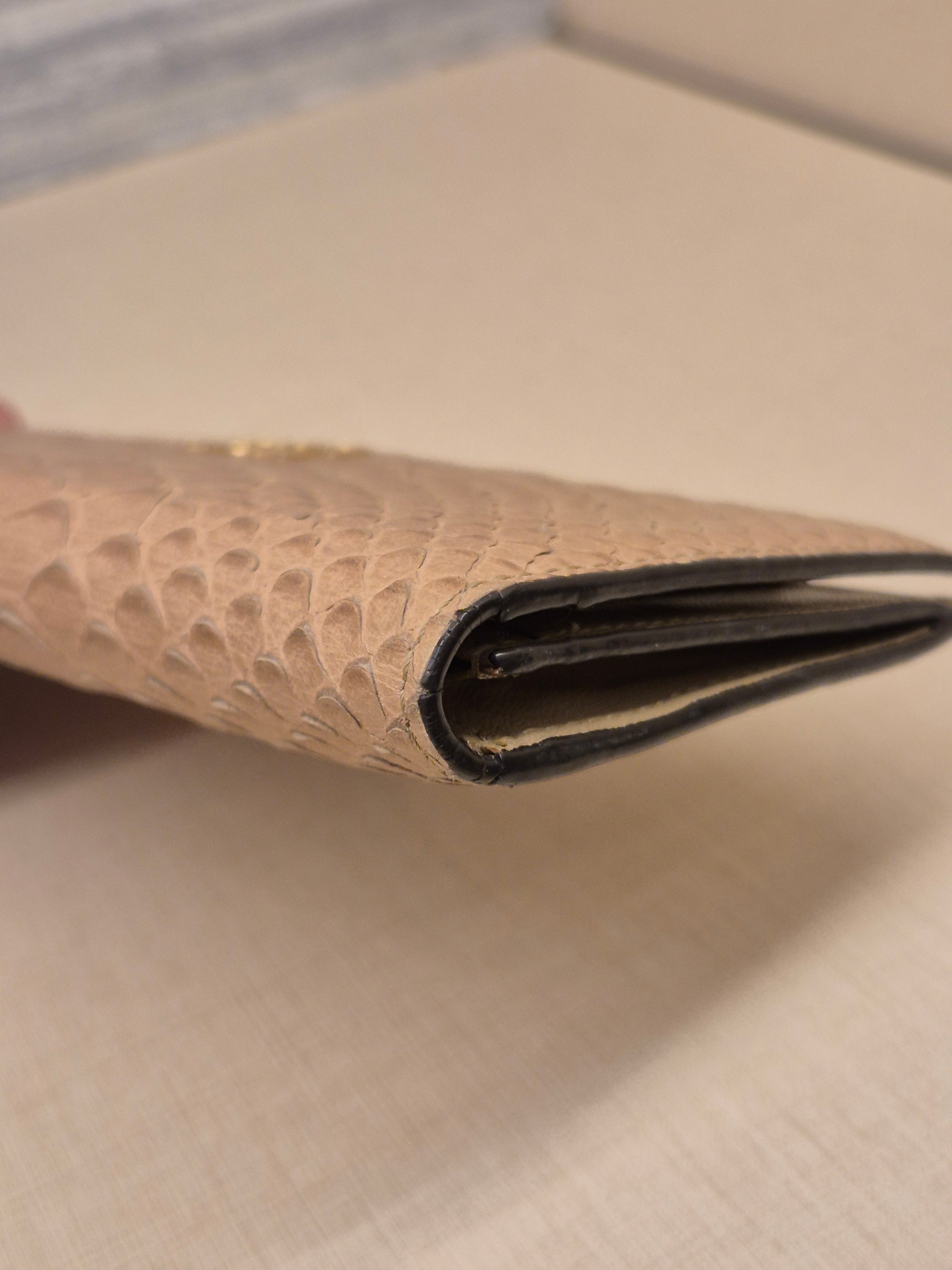 MCM Long Wallet Croco Brown