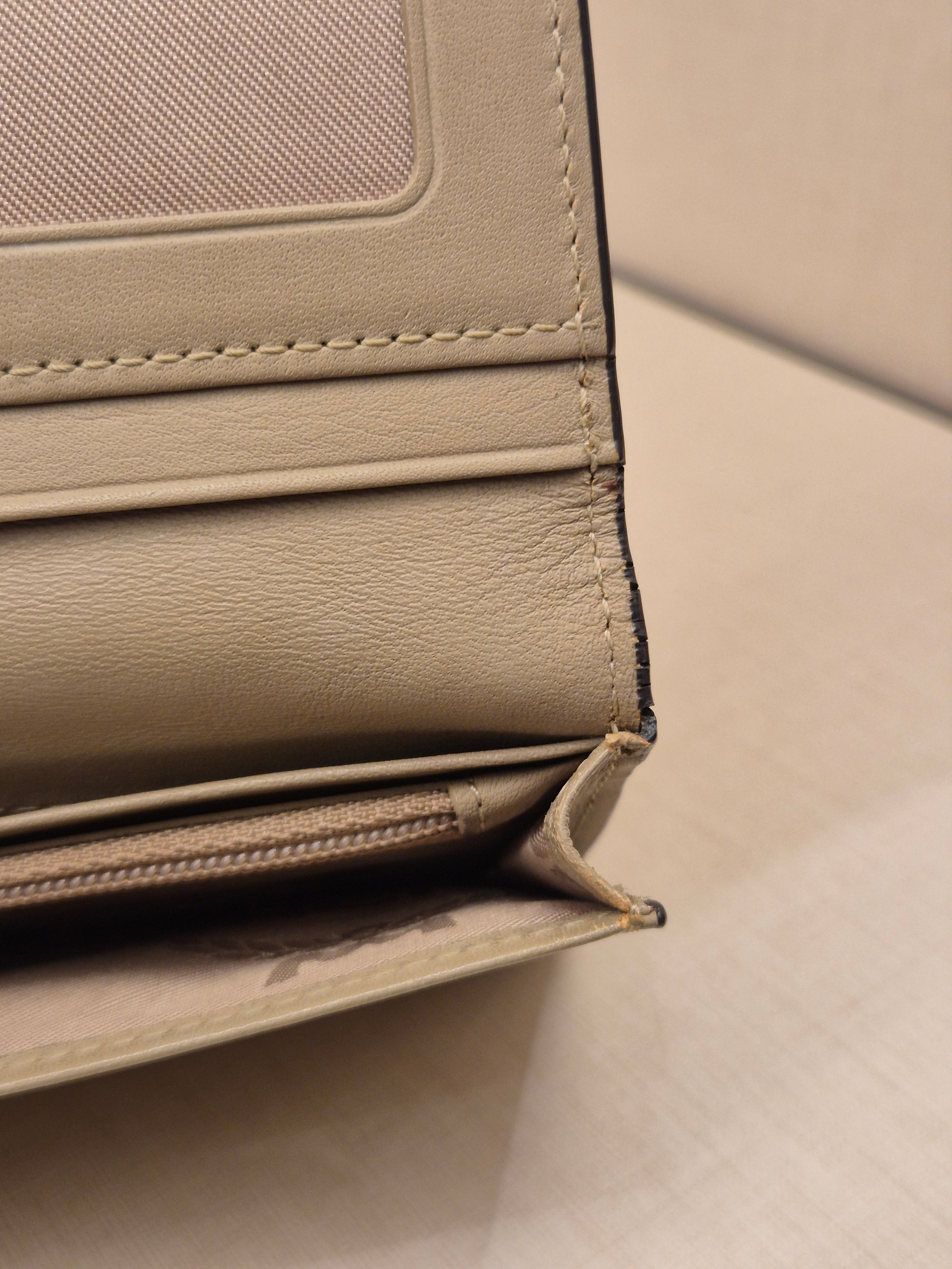 MCM Long Wallet Croco Brown