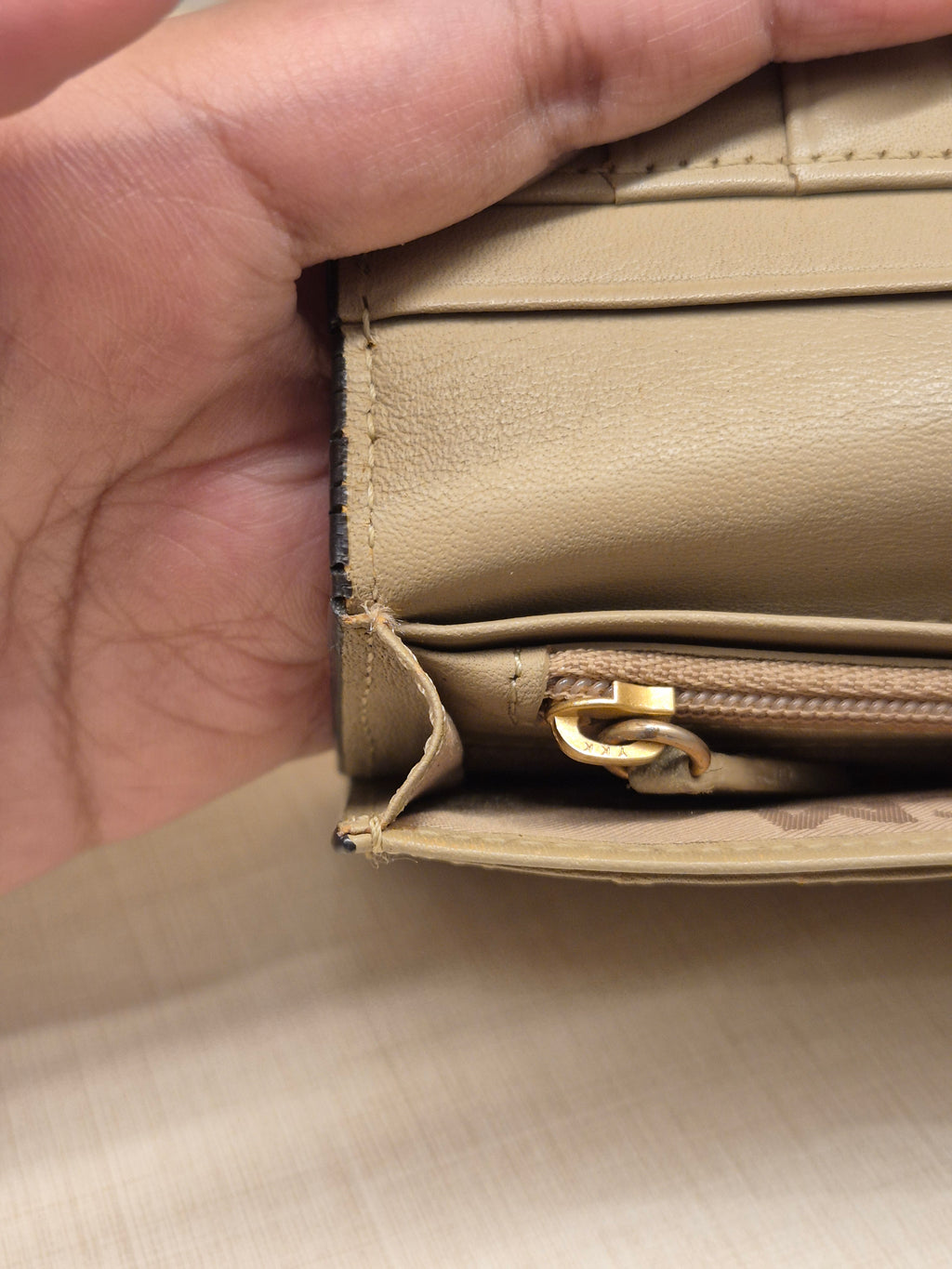 MCM Long Wallet Croco Brown