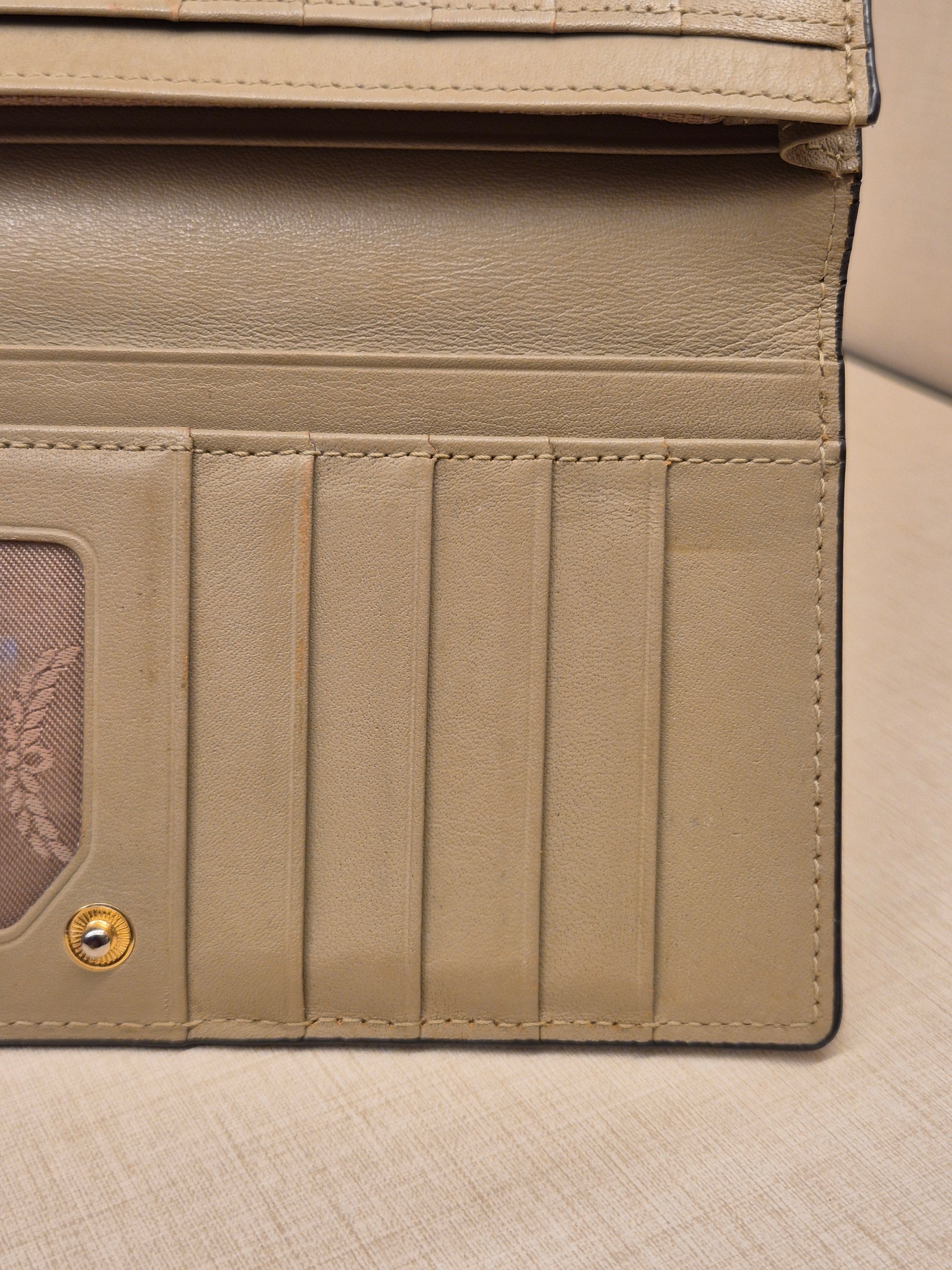 MCM Long Wallet Croco Brown