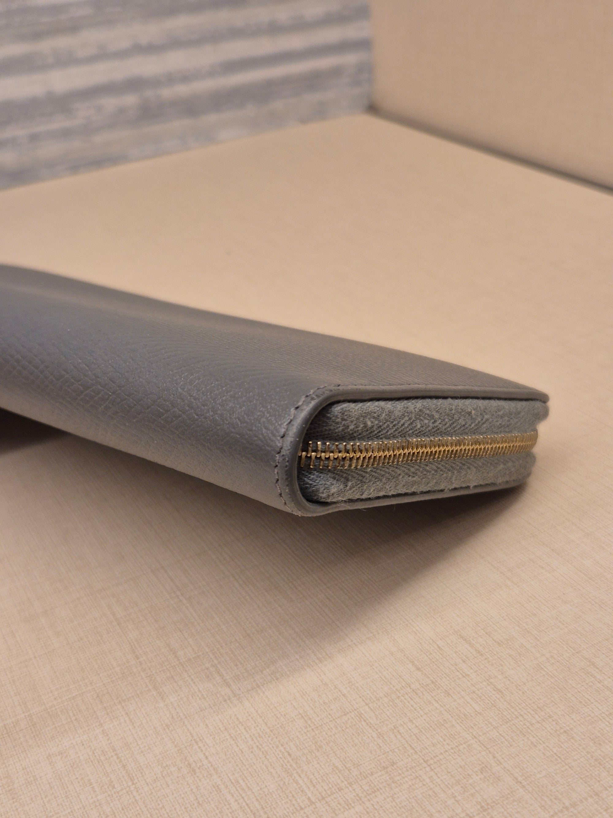 Celine Zip Long Wallet Grey