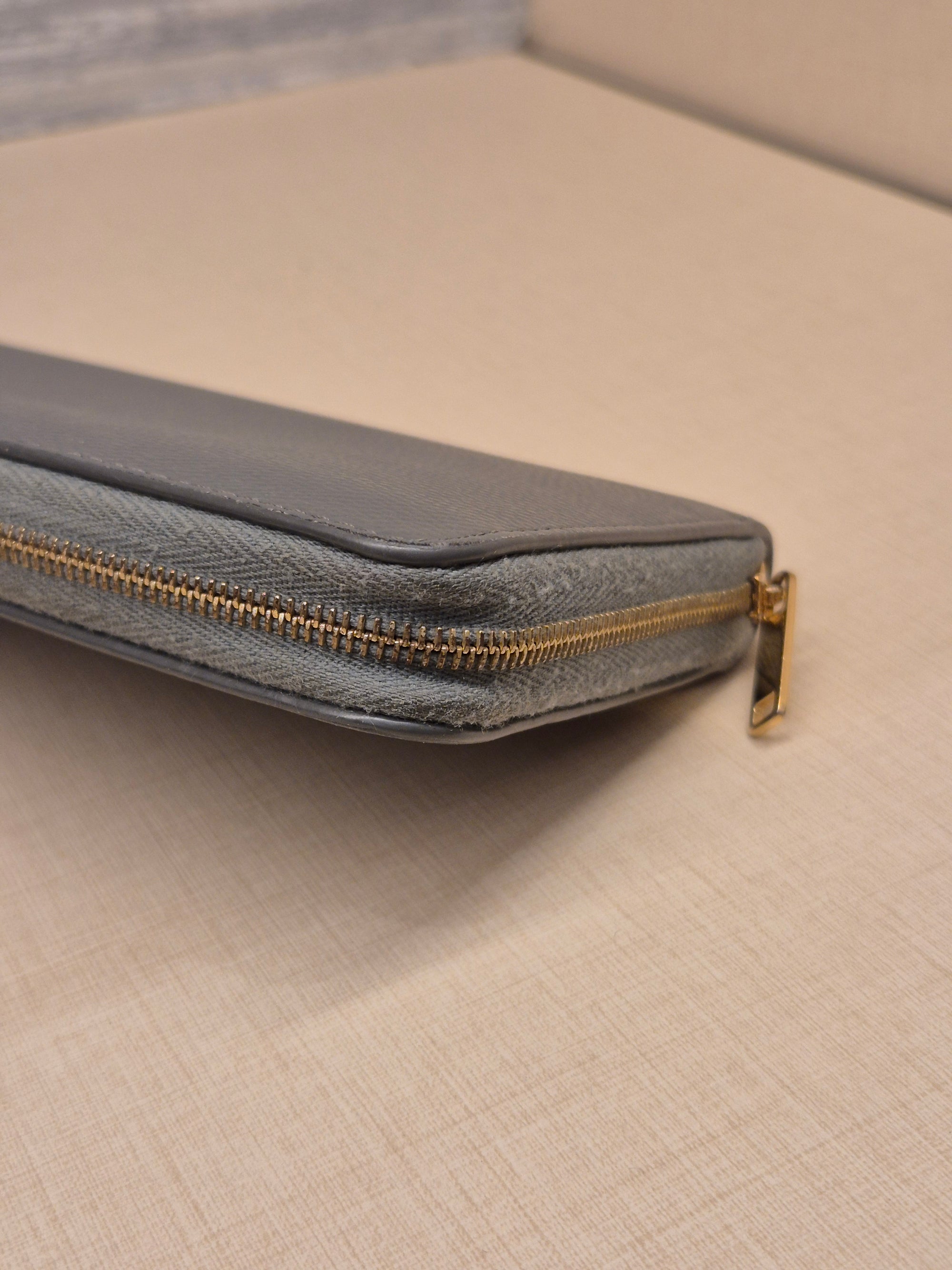 Celine Zip Long Wallet Grey