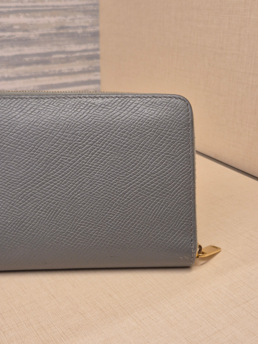 Celine Zip Long Wallet Grey