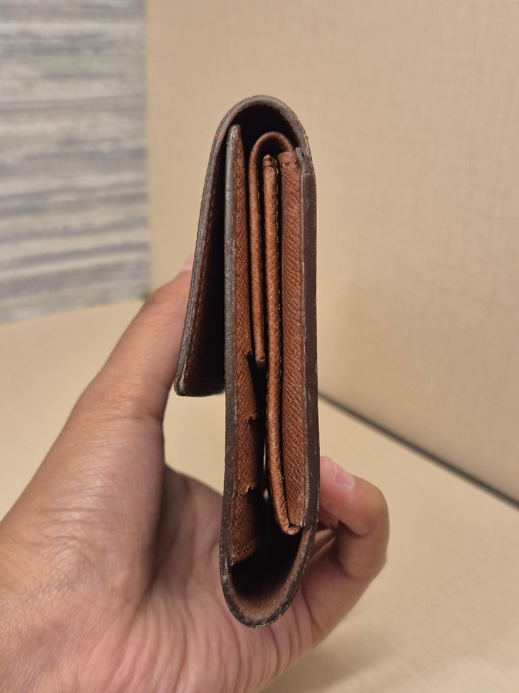 Louis Vuitton Sarah Long Wallet Monogram